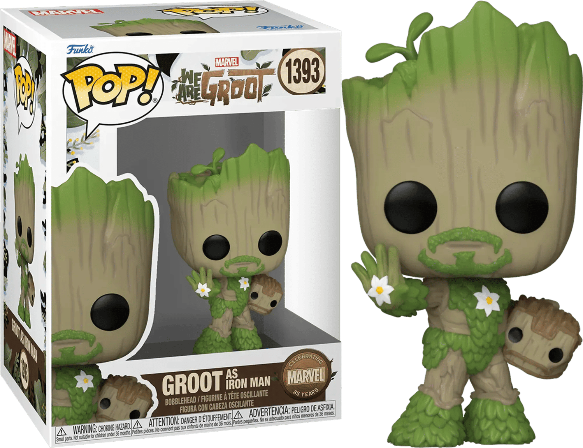 Funko We Are Groot - Groot Iron Man (Marvel: 85th Anniversary) Pop! Vinyl