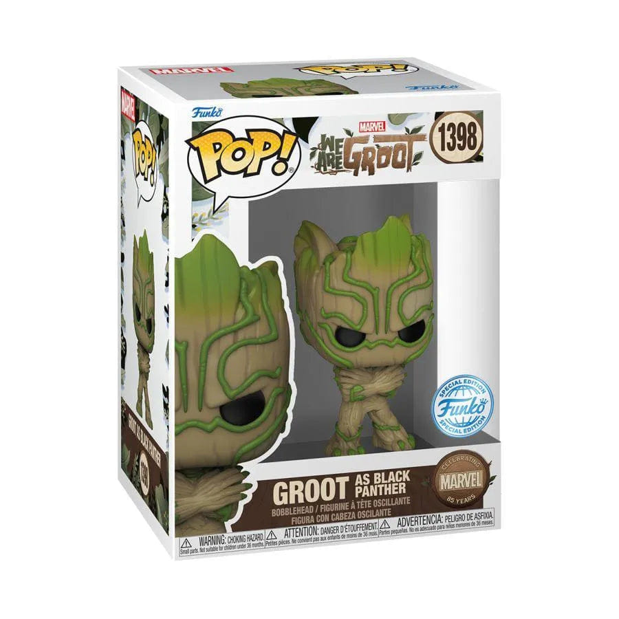 Funko We Are Groot - Black Panther (Marvel: 85th Anniversary) US Exclusive Pop! Vinyl [RS]