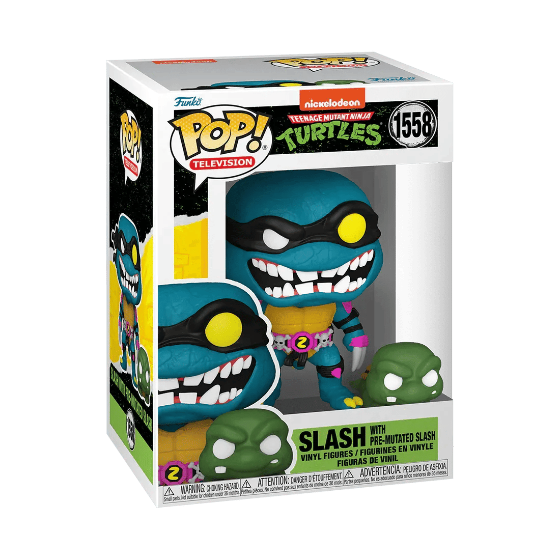 Funko Teenage Mutant Ninja Turtles - Slash w/Mouser Pop! Vinyl