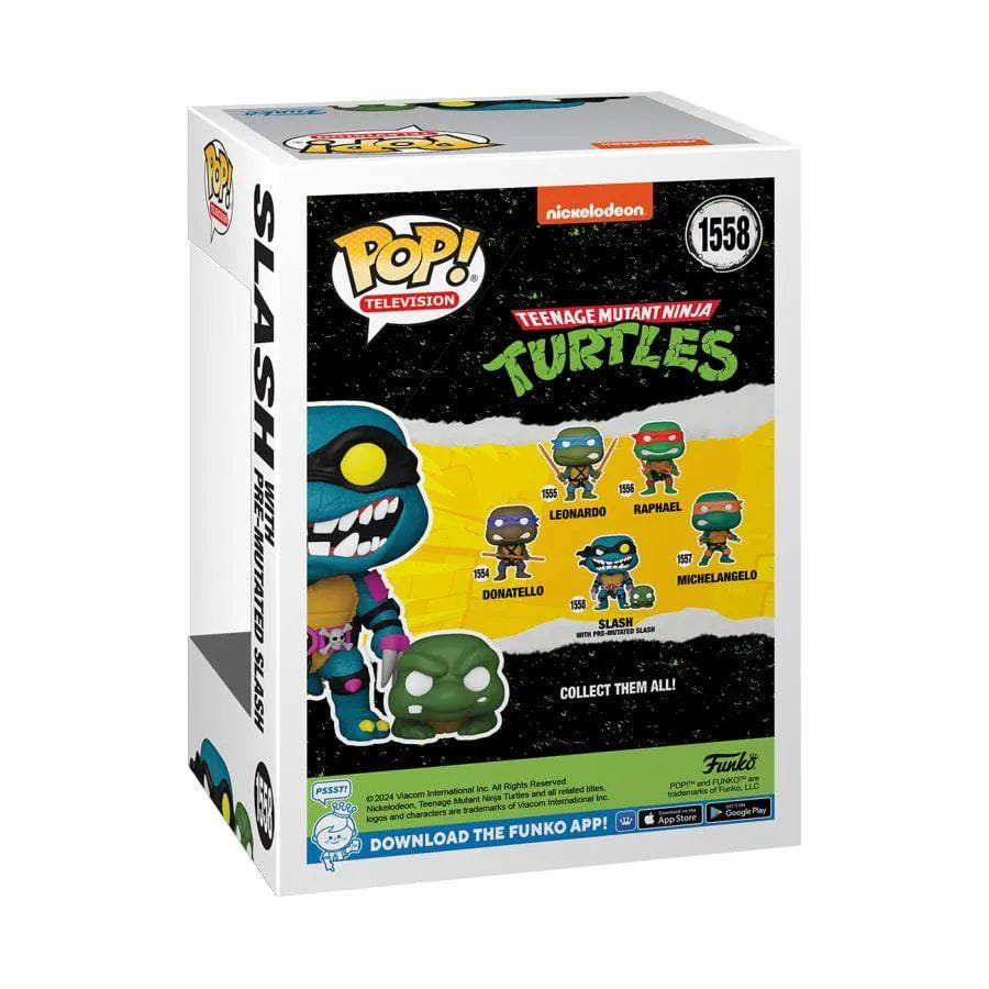 Funko Teenage Mutant Ninja Turtles - Slash w/Mouser Pop! Vinyl