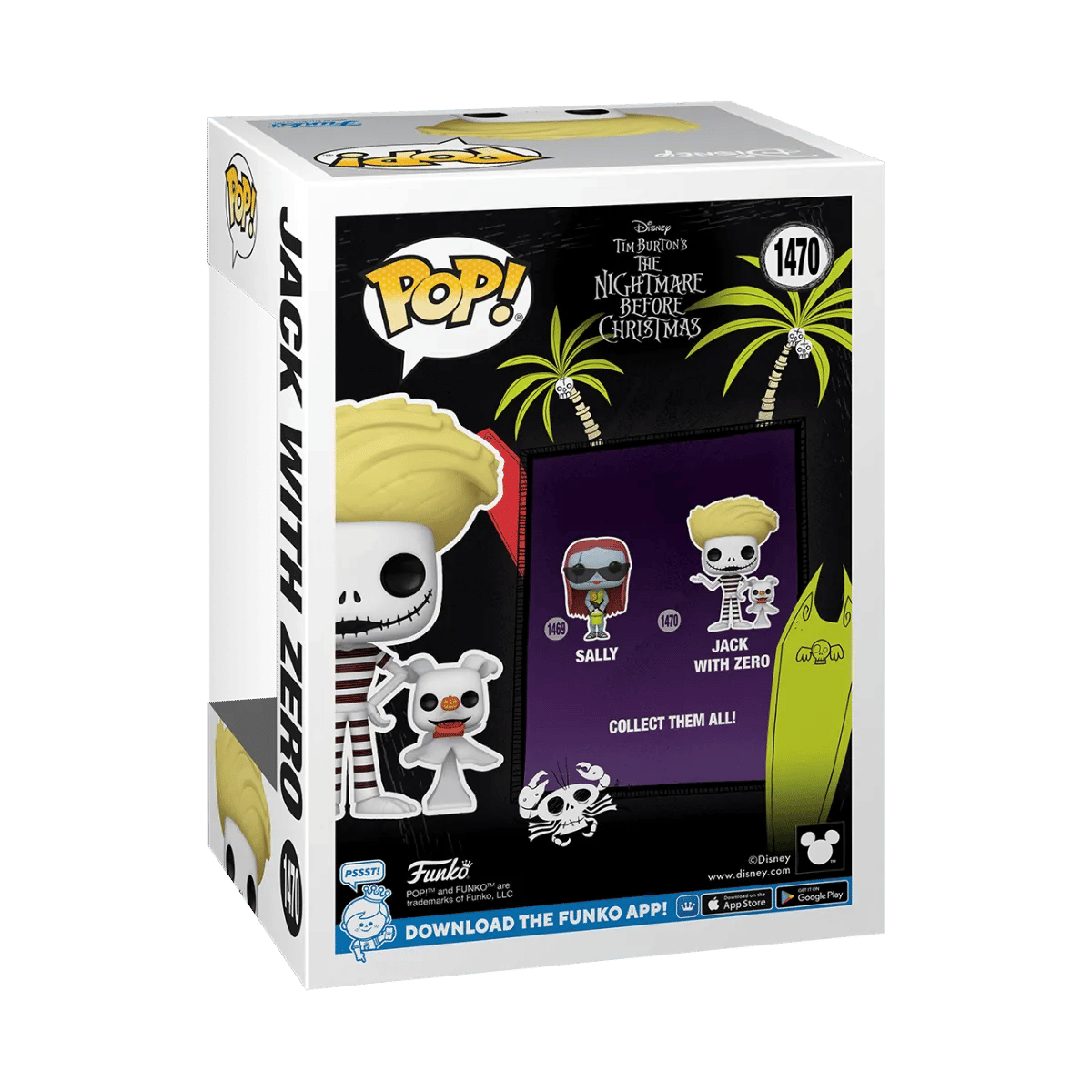 Funko The Nightmare Before Christmas - Jack with Zero Pop! Vinyl