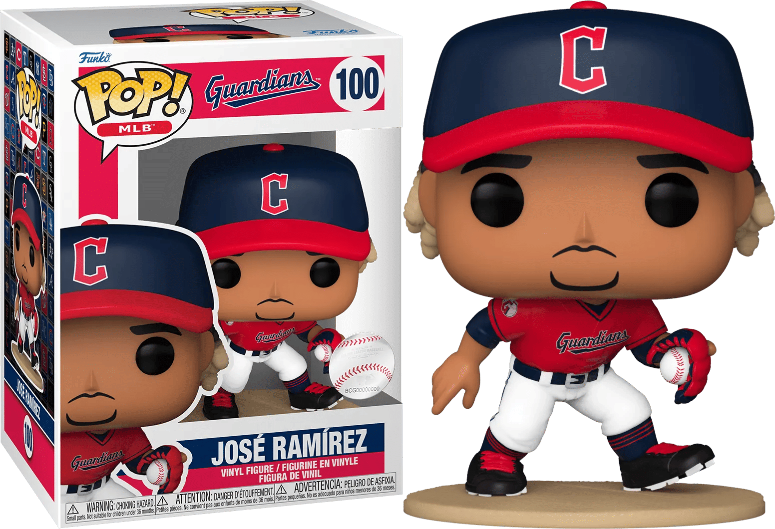 Funko MLB: Guardians - Jose Ramirez Pop! Vinyl
