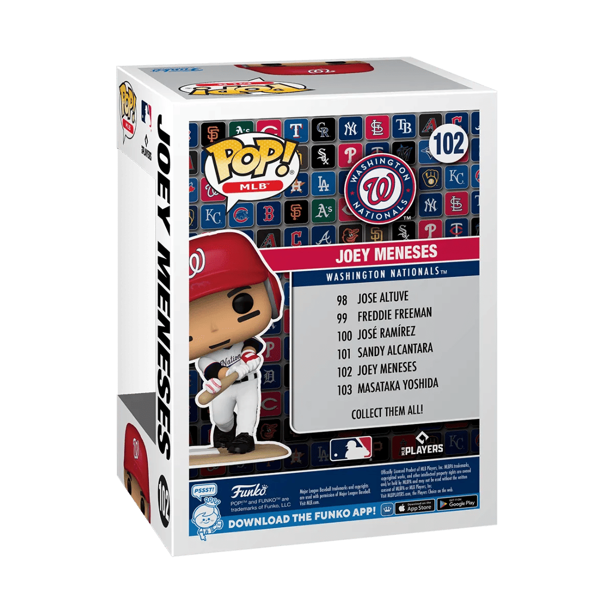 Funko MLB: Nationals - Joey Meneses Pop! Vinyl