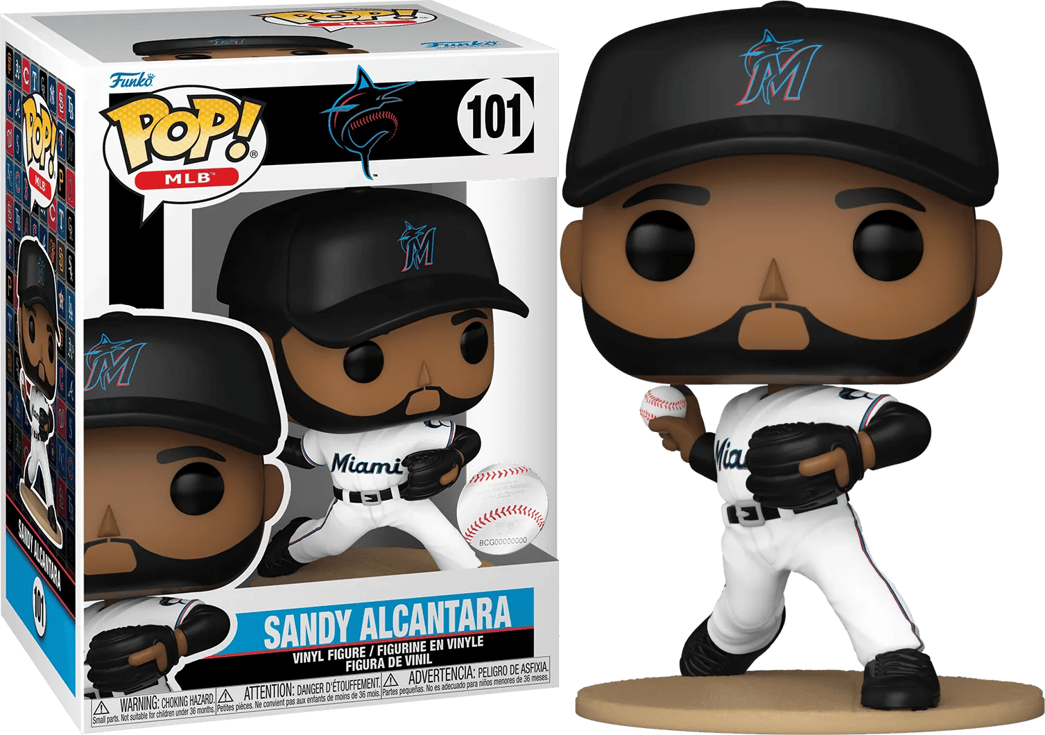Funko MLB: Marlins - Sandy Alcantara Pop! Vinyl