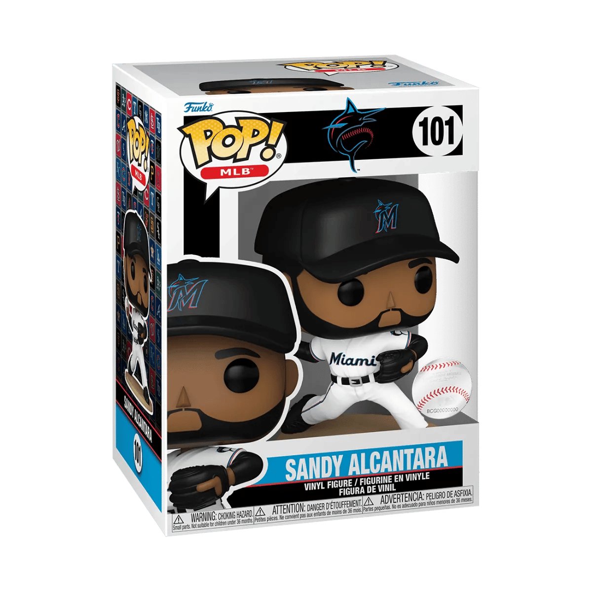 Funko MLB: Marlins - Sandy Alcantara Pop! Vinyl
