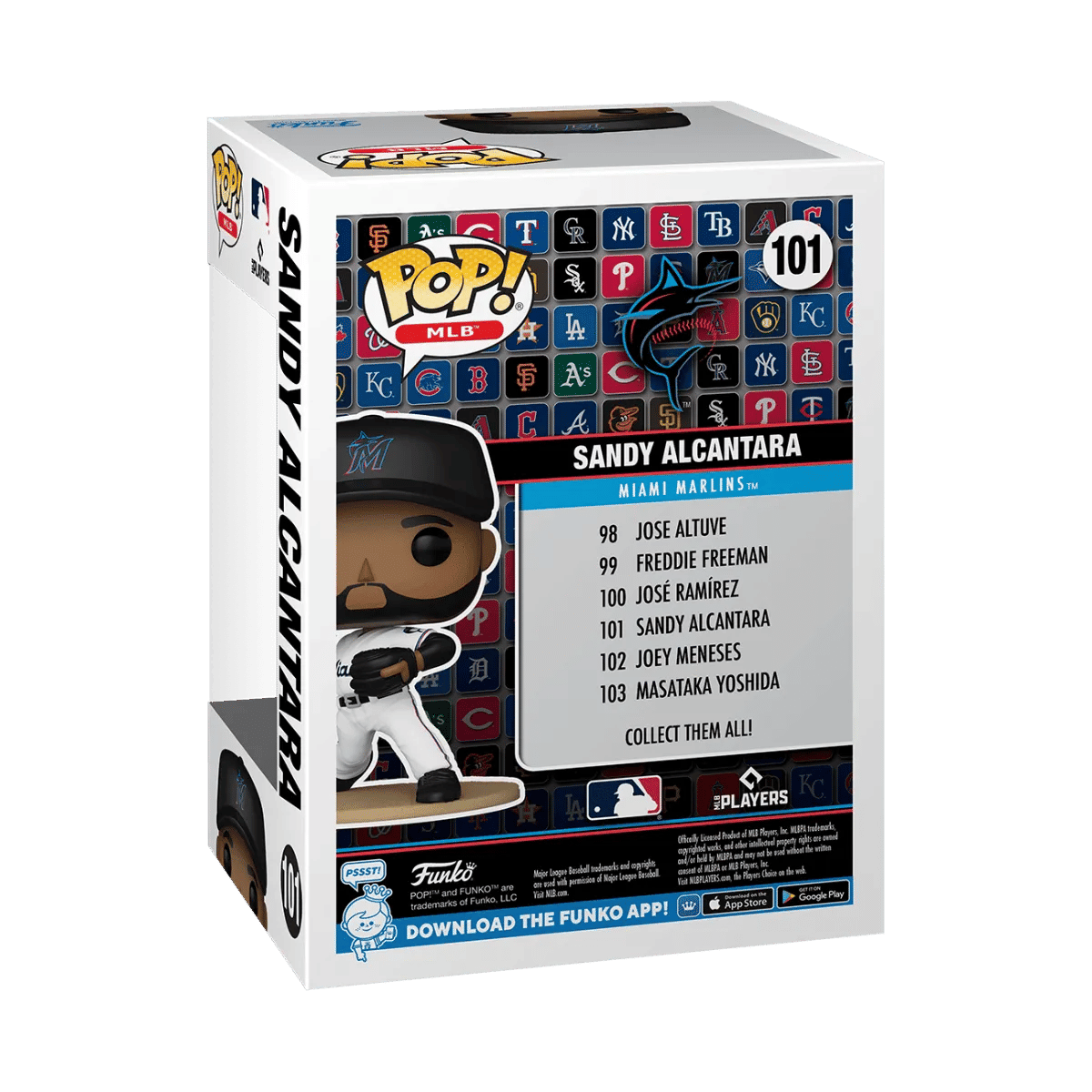Funko MLB: Marlins - Sandy Alcantara Pop! Vinyl
