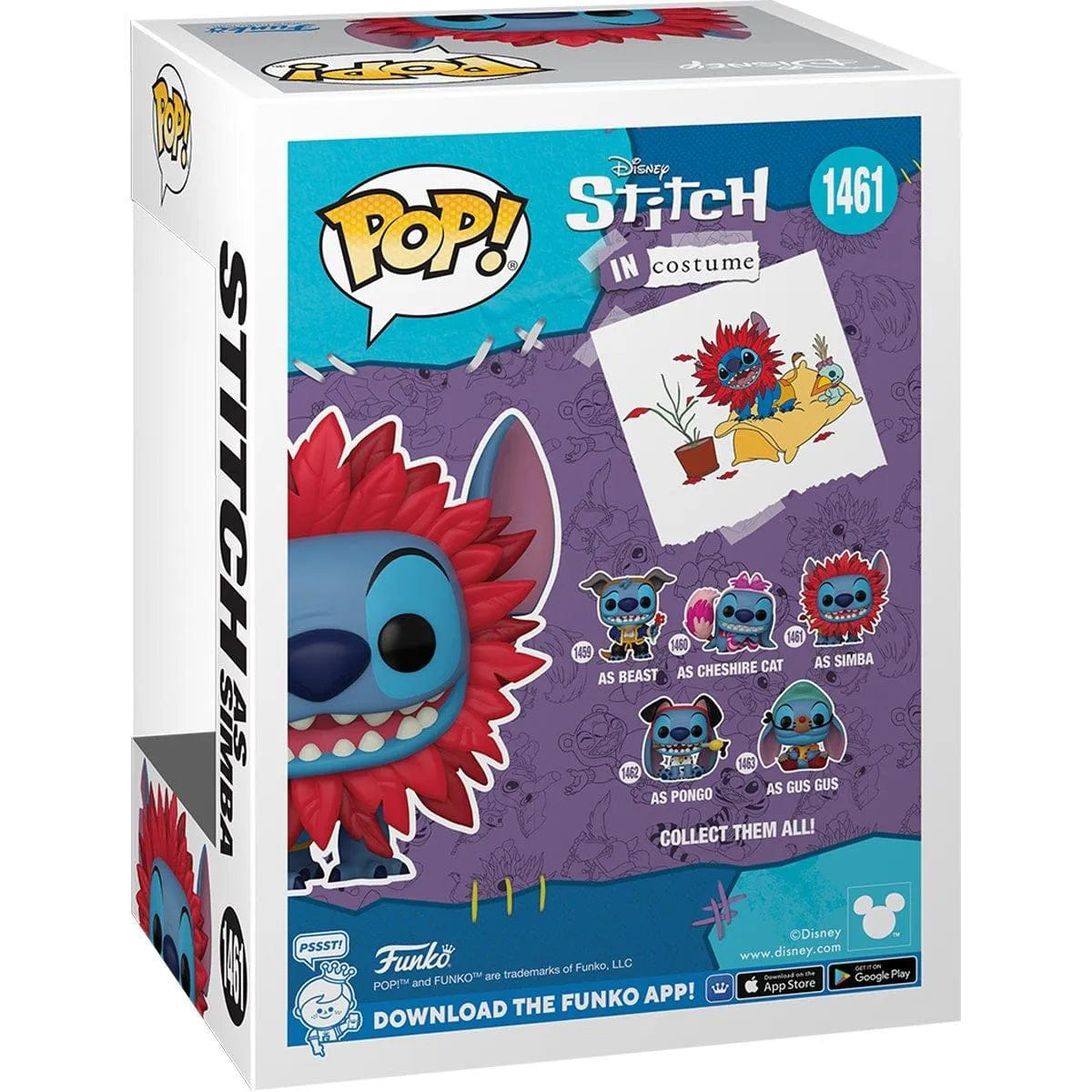 Funko Disney - Stitch Simba Costume Pop! Vinyl