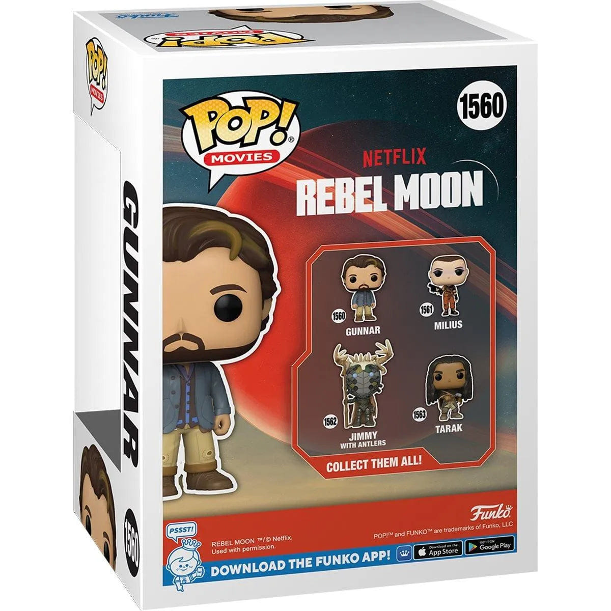 Funko Rebel Moon (2023) - Gunnar Pop! Vinyl