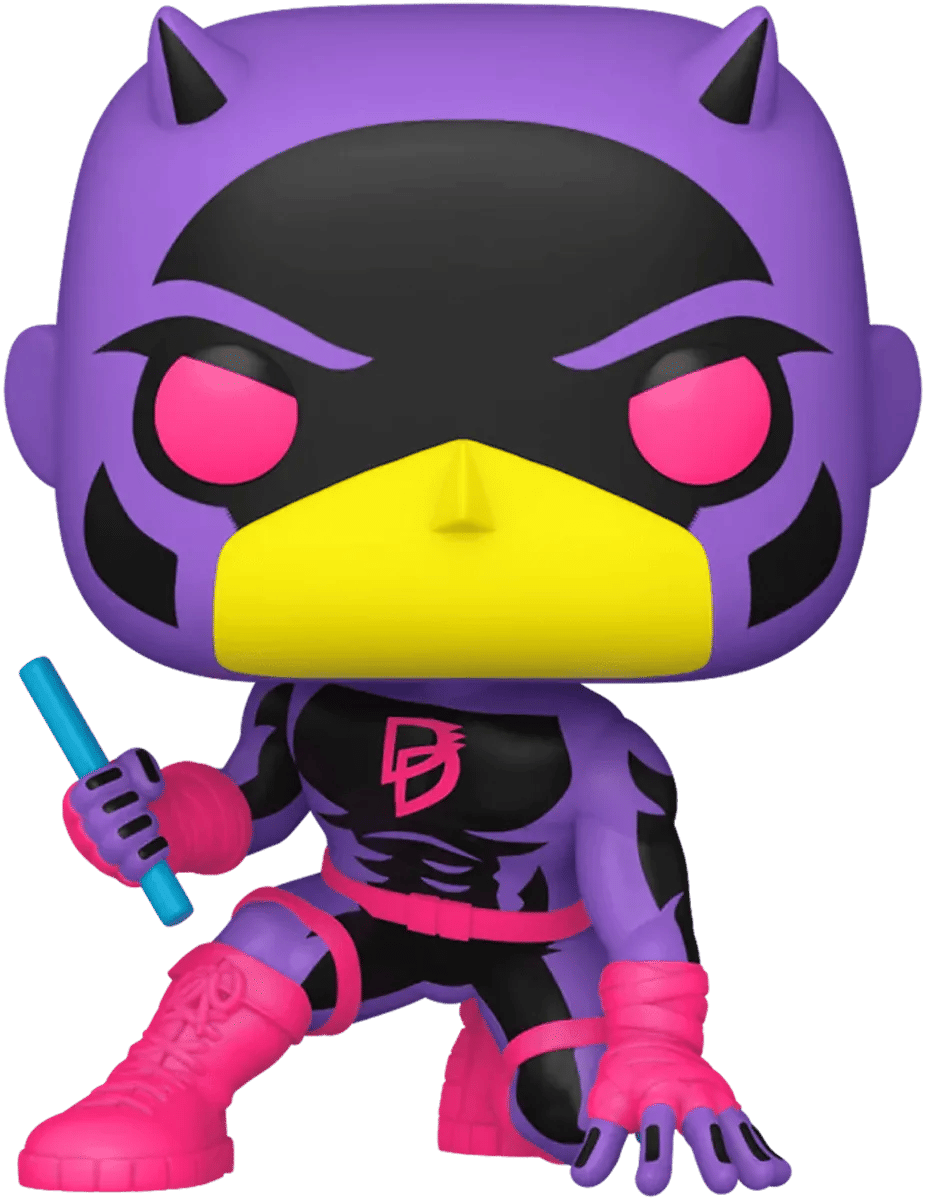Funko Marvel Comics - Daredevil (Shadowlands) US Exclusive Blacklight Pop! Vinyl [RS]