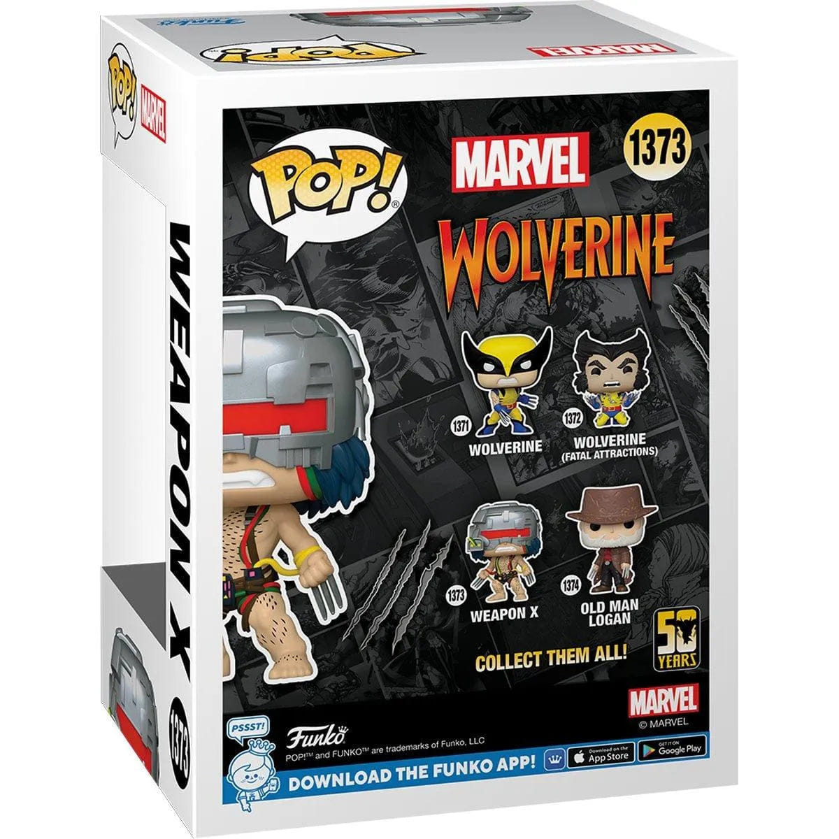 Funko Wolverine 50th Anniversary - Weapon x Pop! Vinyl