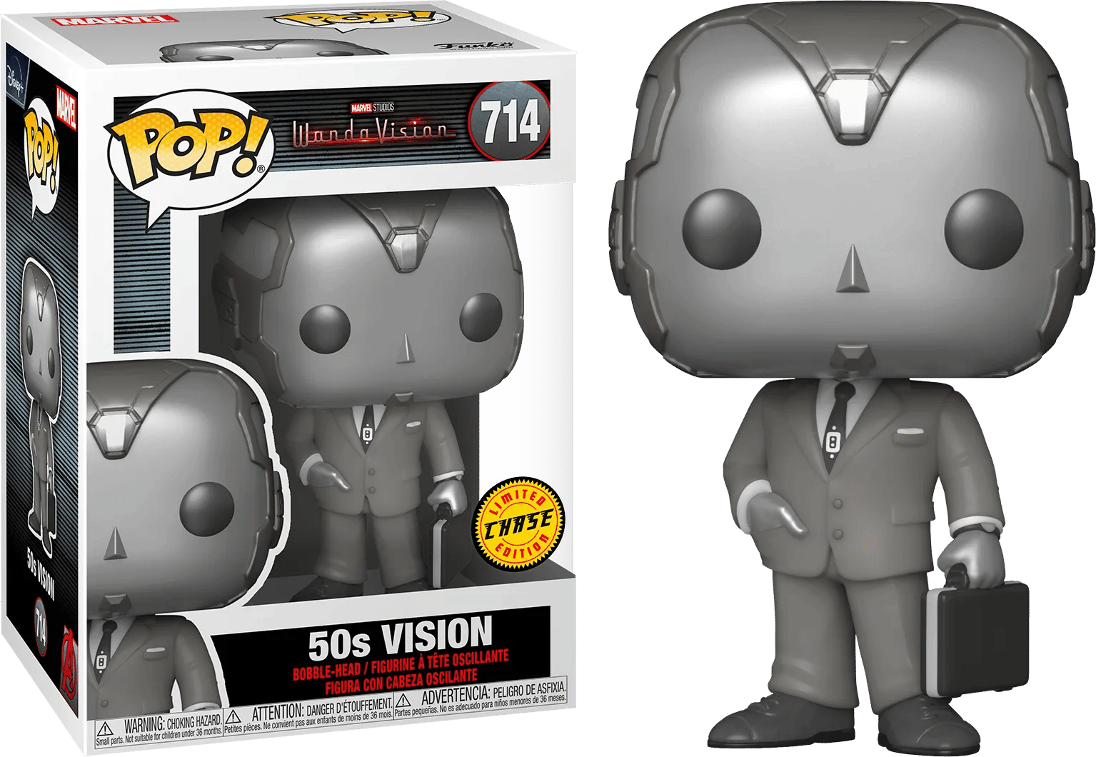 Funko WandaVision - 50's Vision Black & White (with chase) Pop! Vinyl