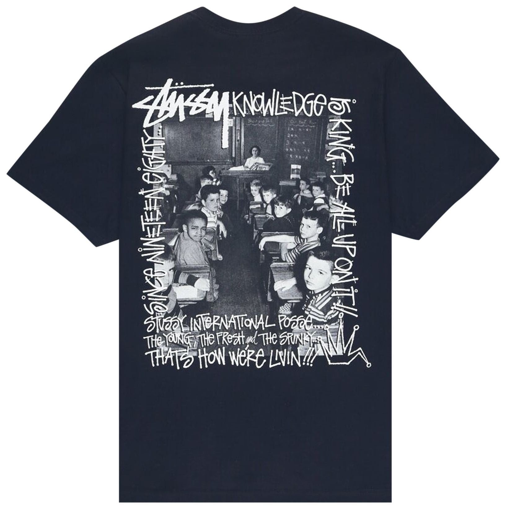 Stussy Classroom T-Shirt Black