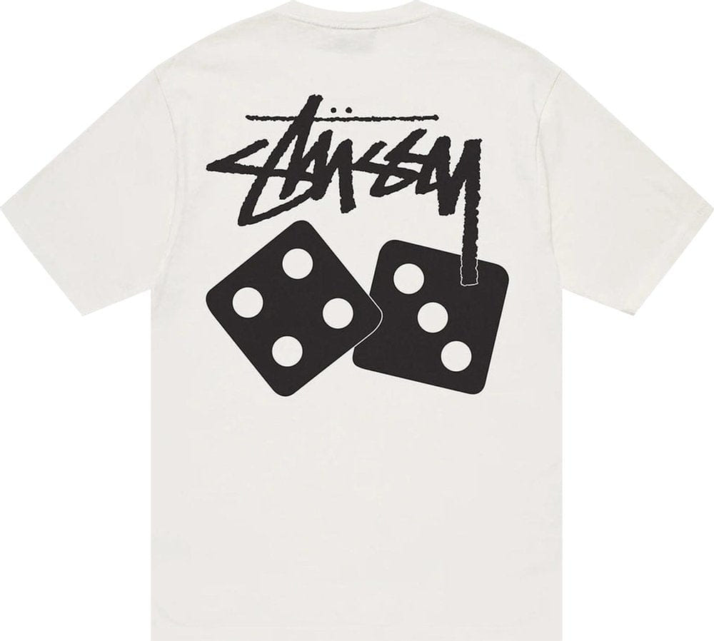 Stussy Dice Pigment Dyed T-Shirt Natural