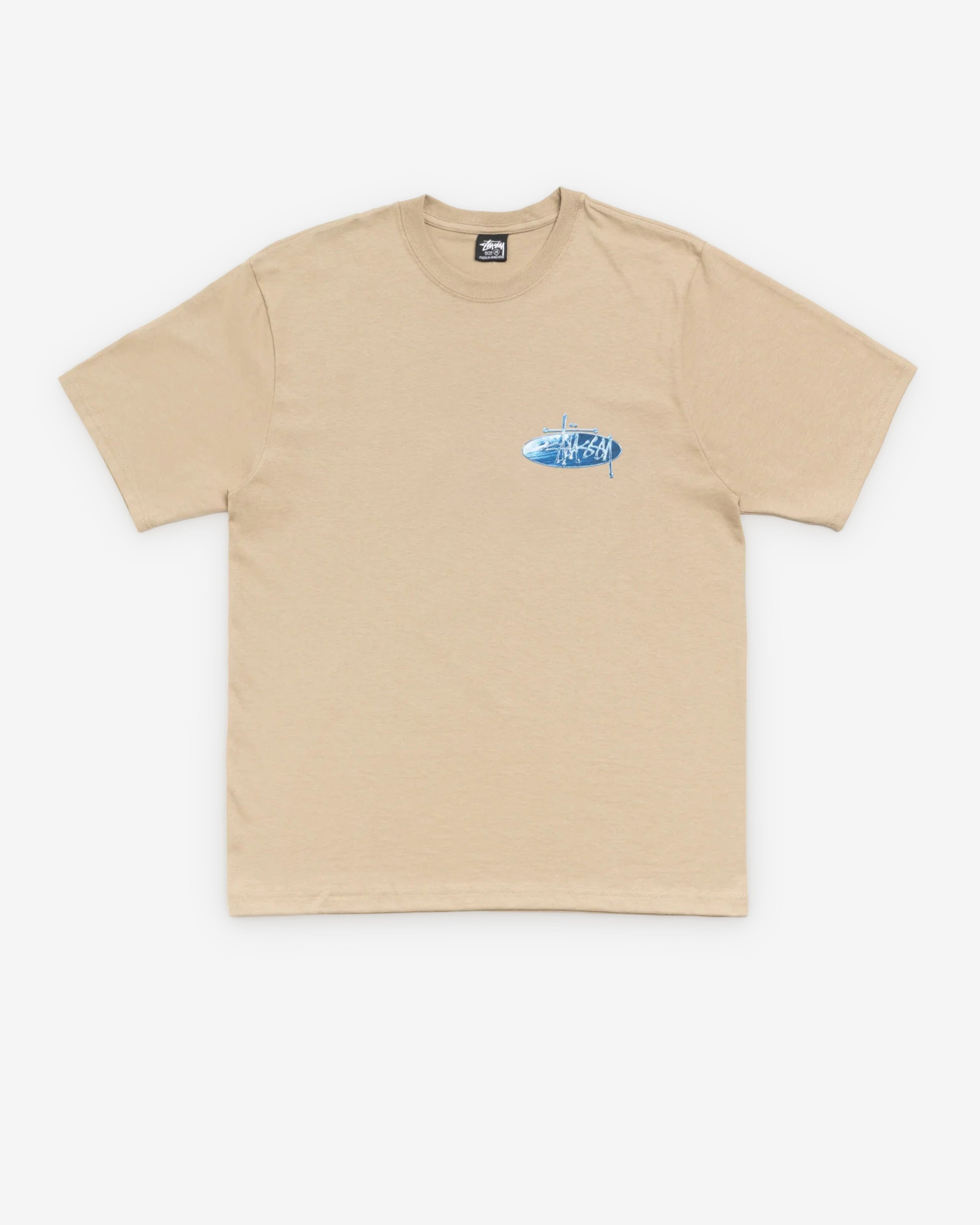 Stussy - Men's Wave Oval T-Shirt - (Khaki)