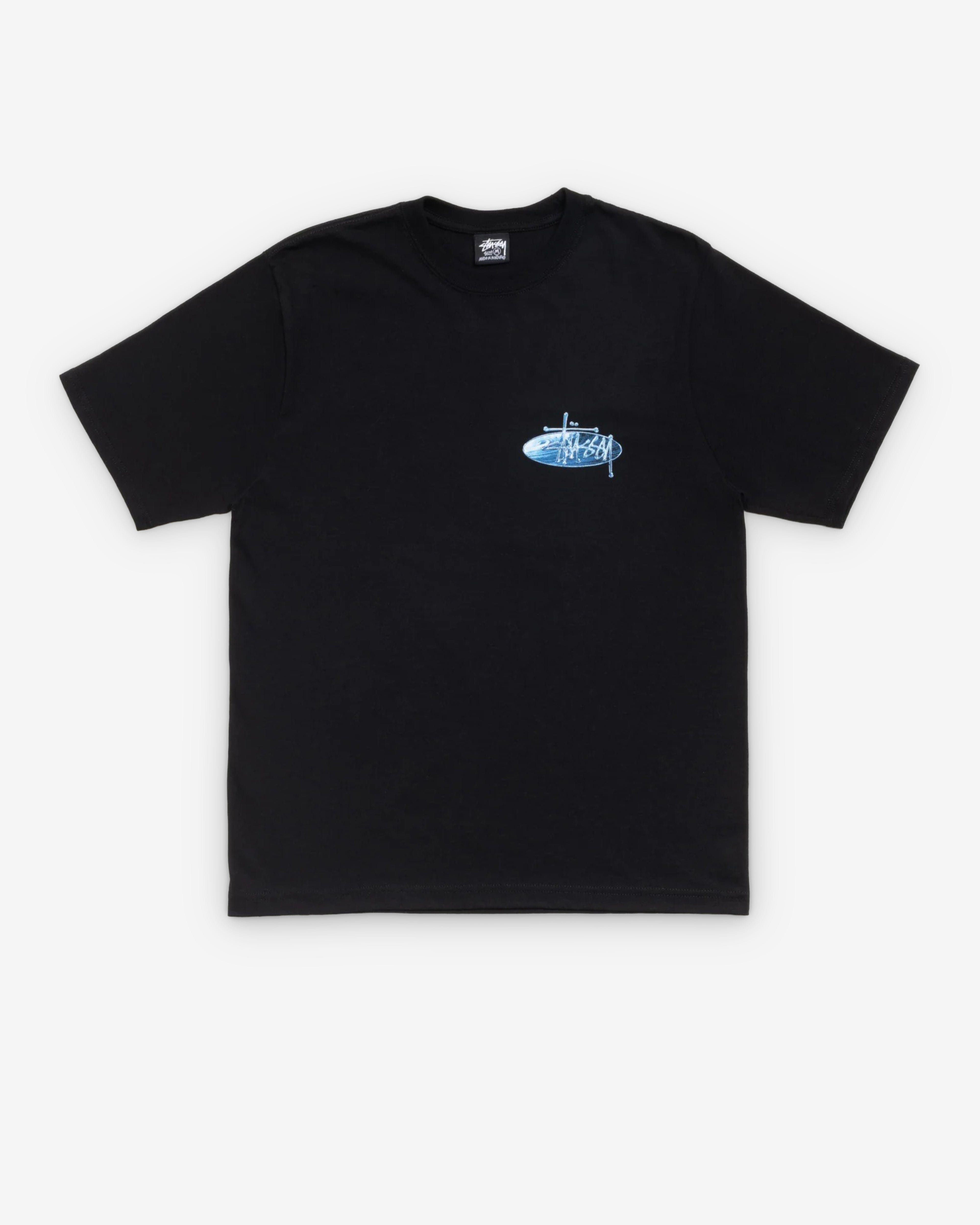 Stussy - Men's Wave Oval T-Shirt - (Black)
