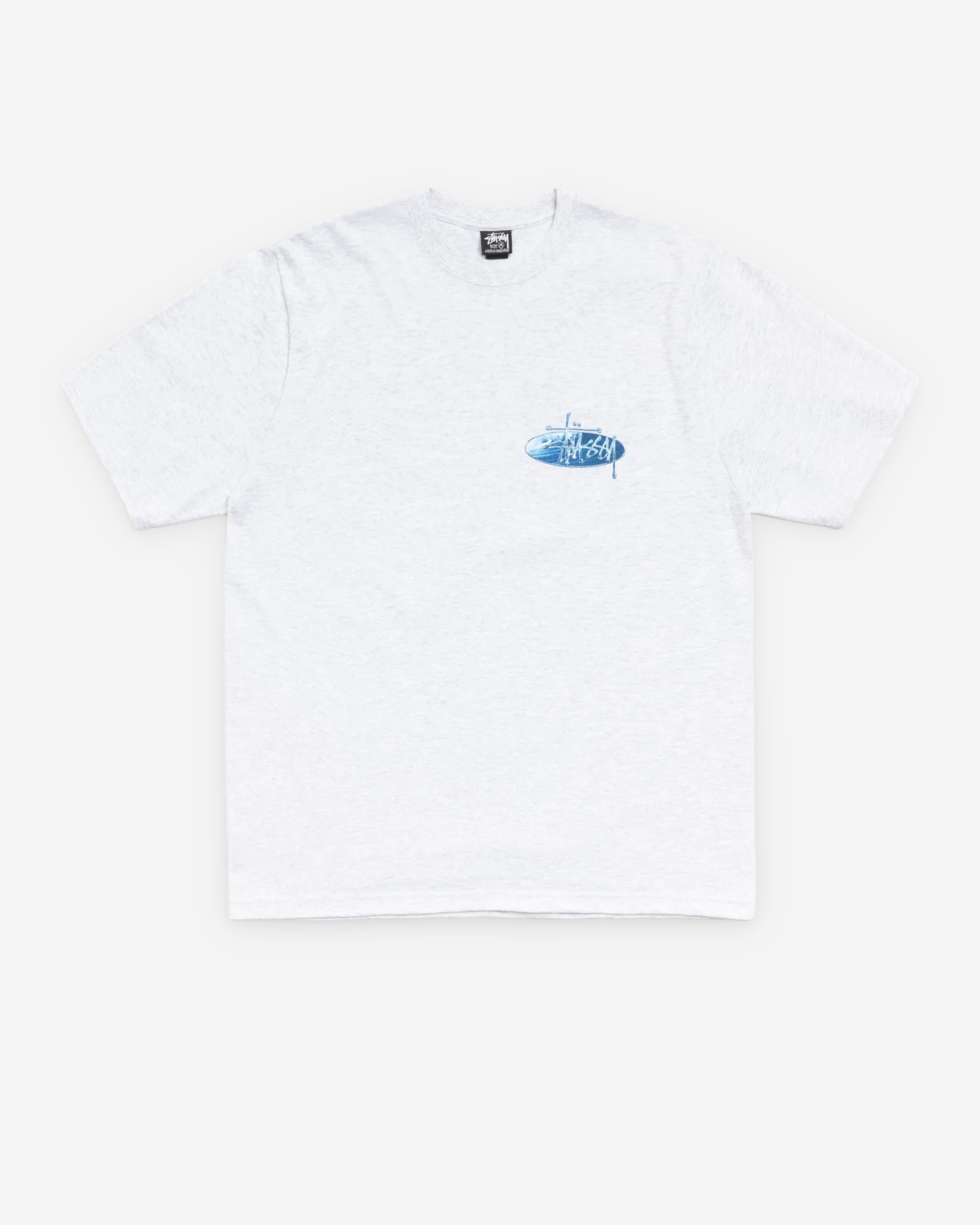 Stussy - Men's Wave Oval T-Shirt - (Ash Heather)