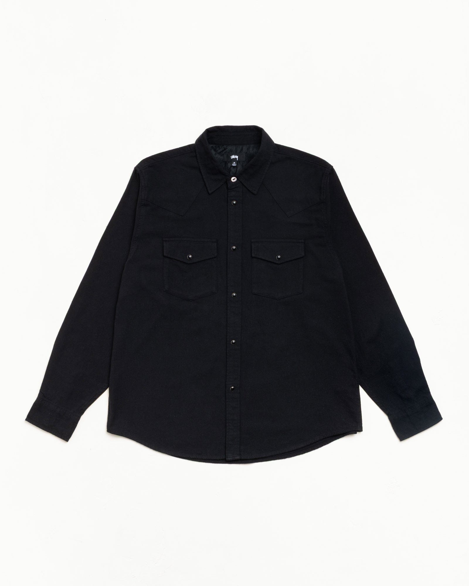 Stüssy - Men's Cotton Silk Western Shirt - (Black)