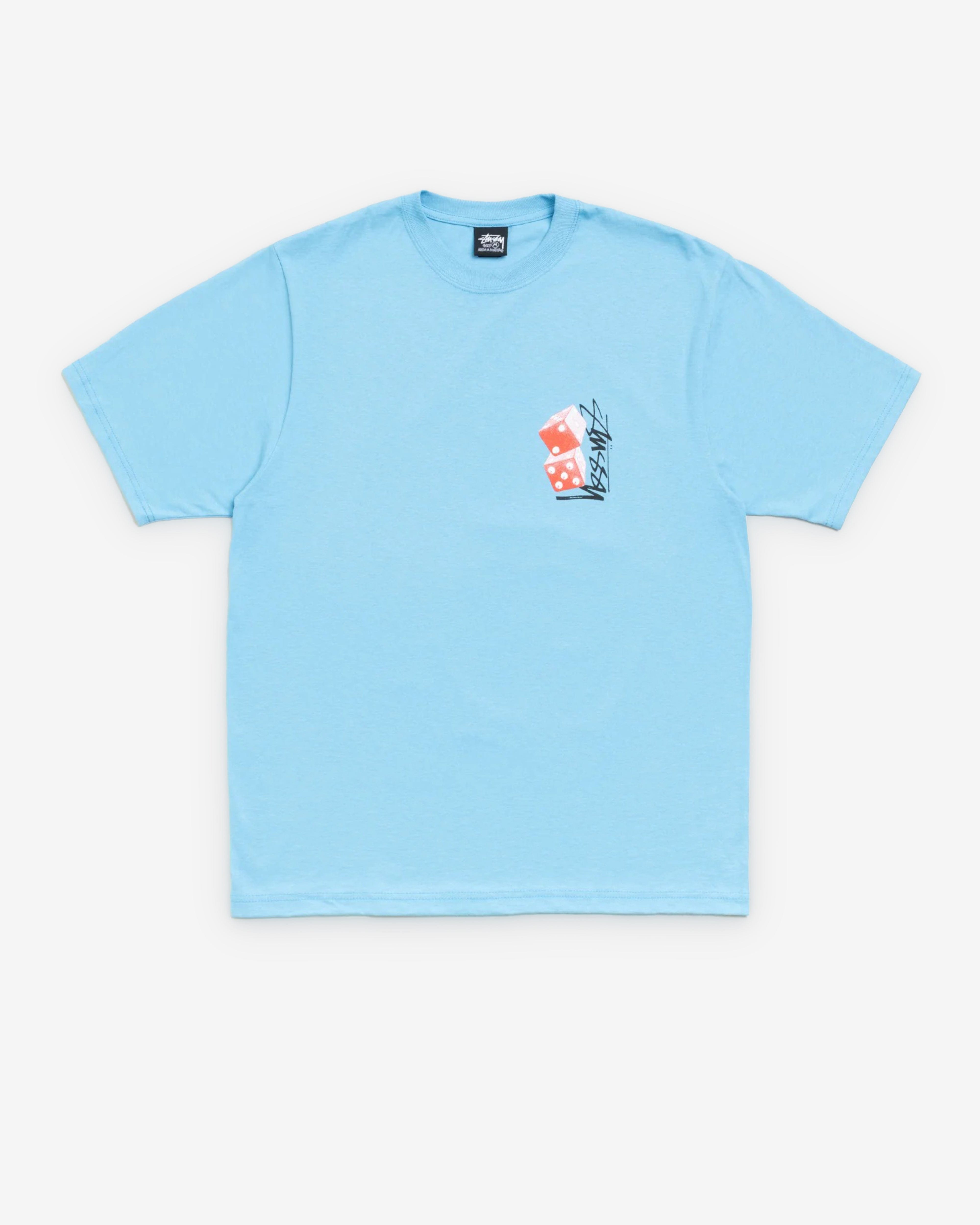 Stüssy - Men's Tall Dice T-Shirt - (Sky Blue)