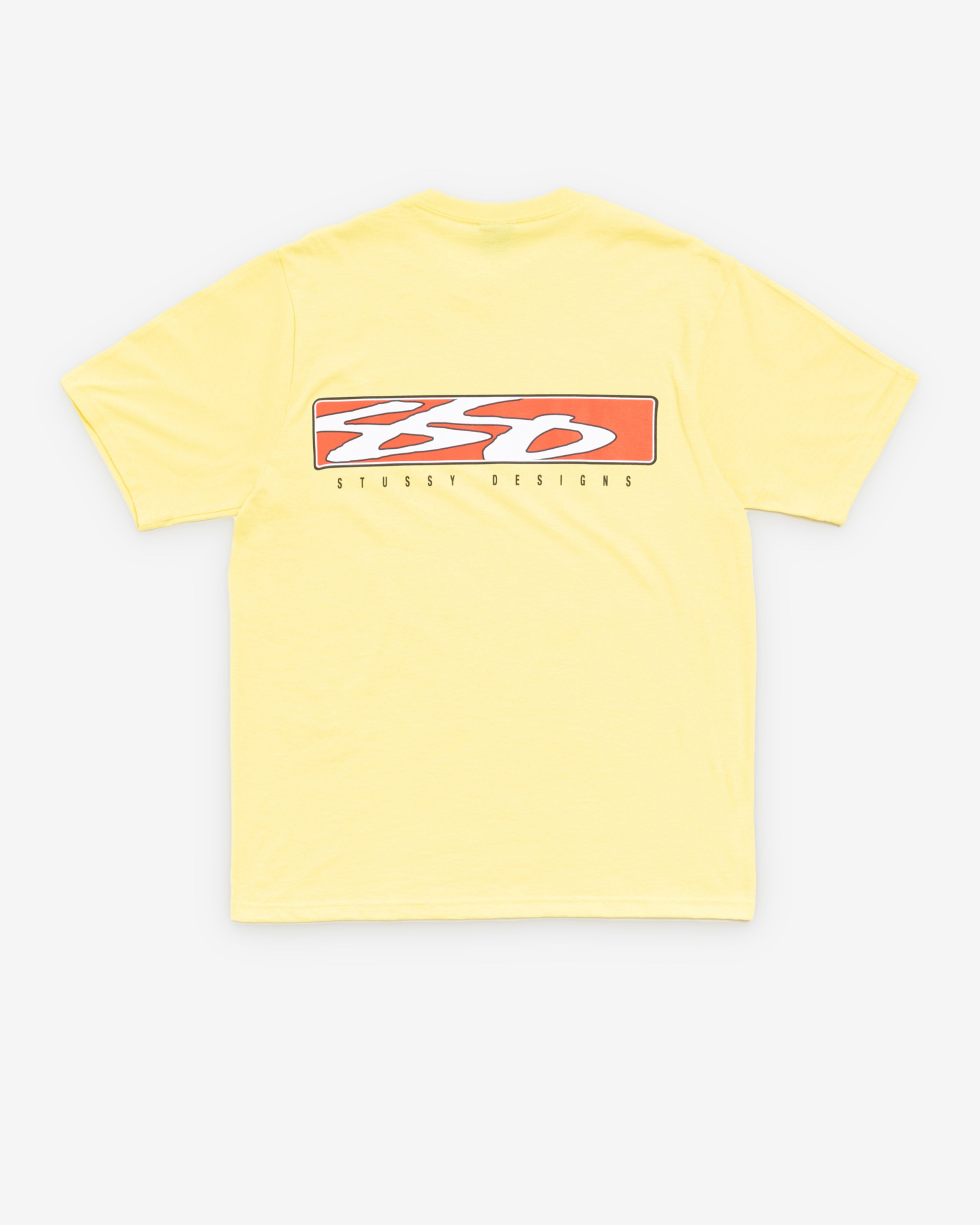 Stüssy - Men's S Box T-Shirt - (Lemon)