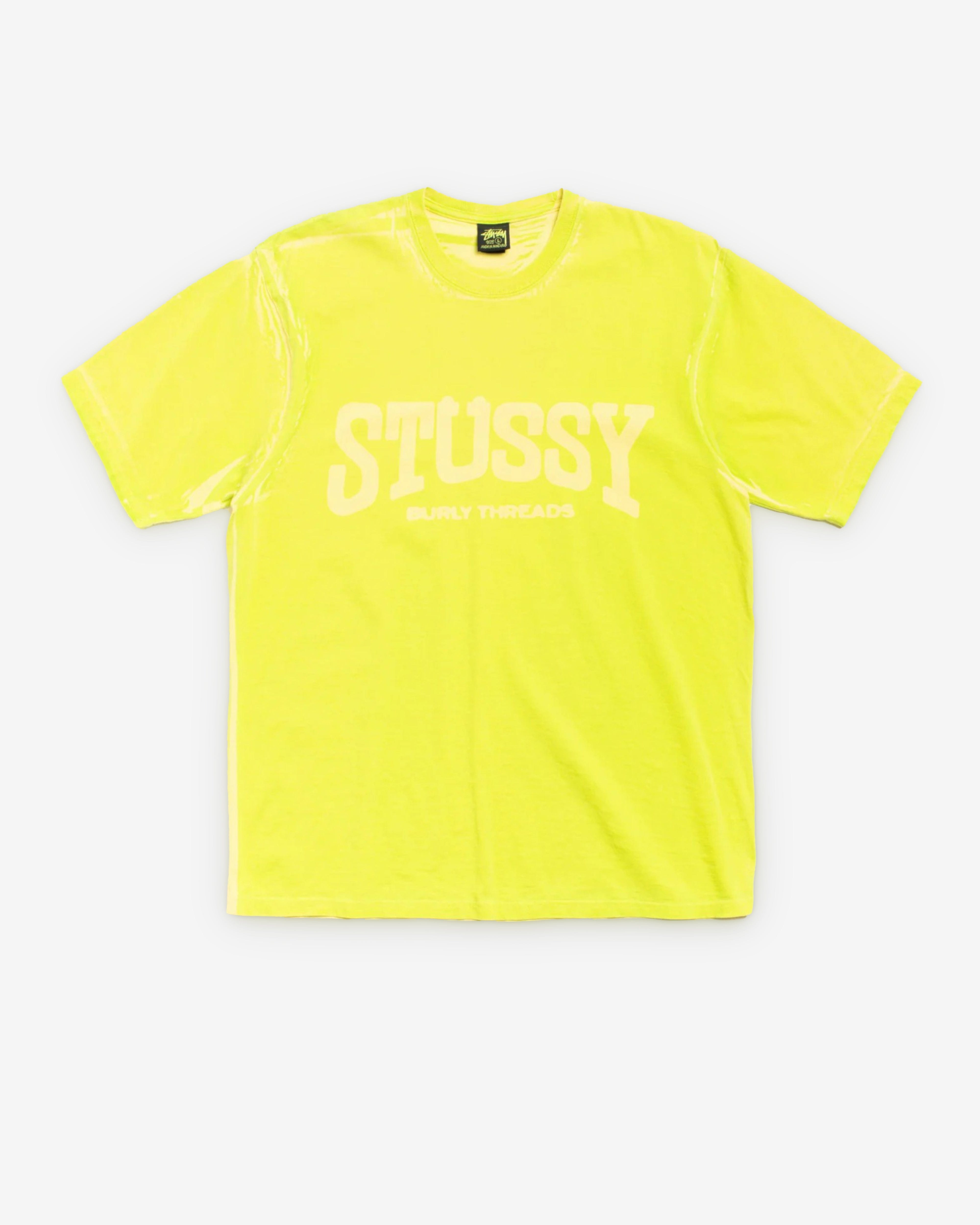 Stüssy - Men's Burly T-Shirt - (Yellow)