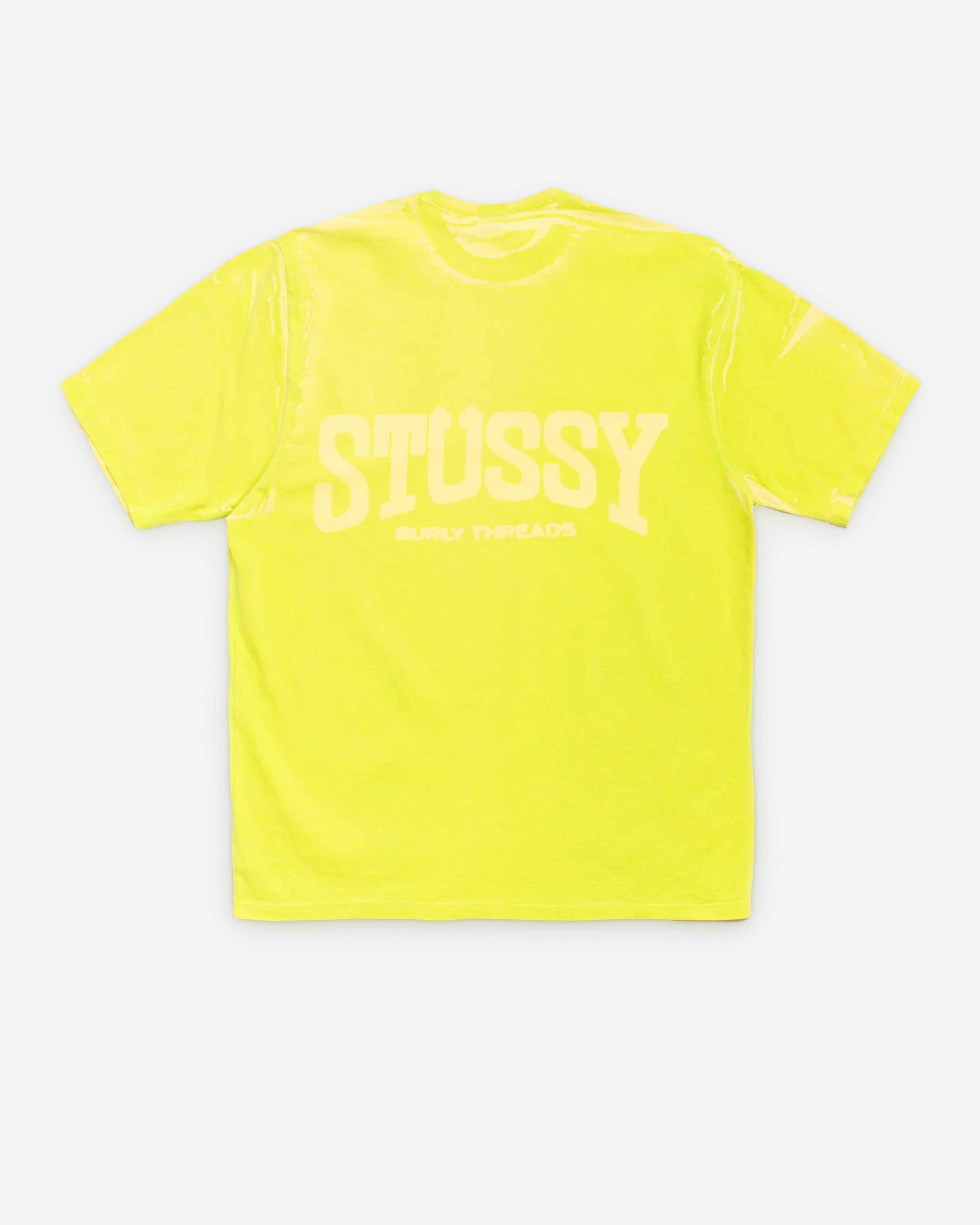 Stüssy - Men's Burly T-Shirt - (Yellow)