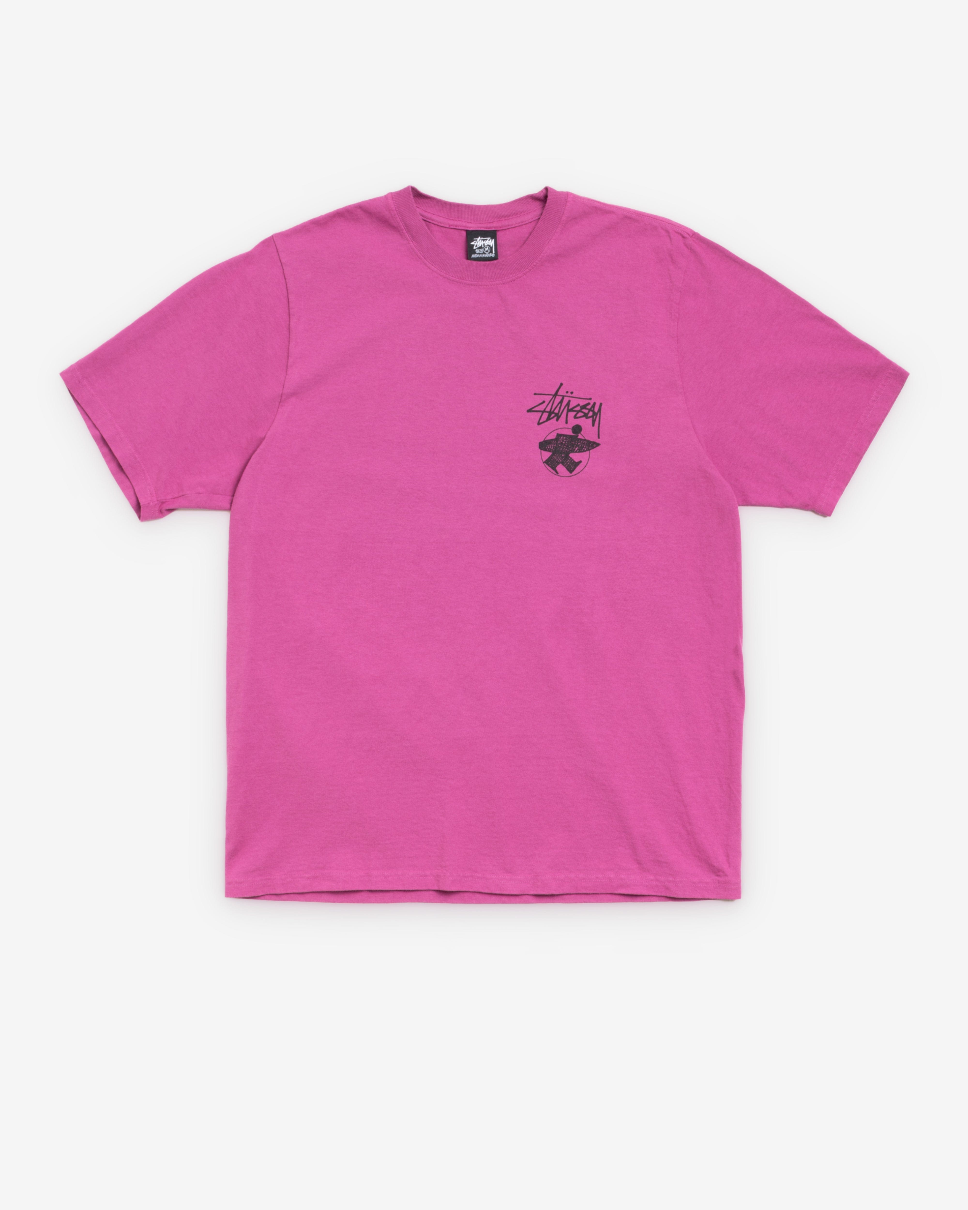 Stüssy - Men's Long Haul Pig. Dyed T-Shirt - (Berry)