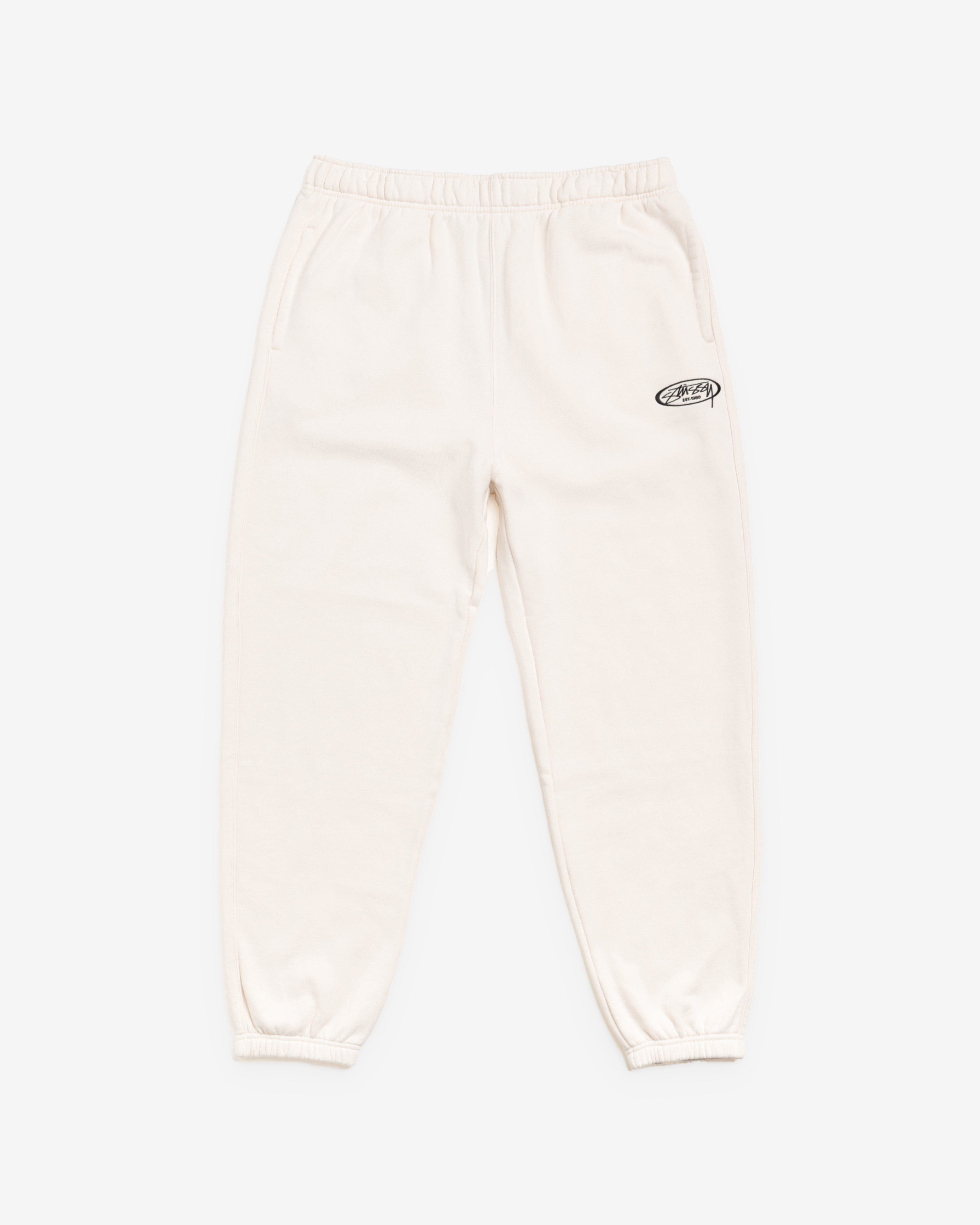 Stüssy - Men's Fleece Track Pant - (Cream)