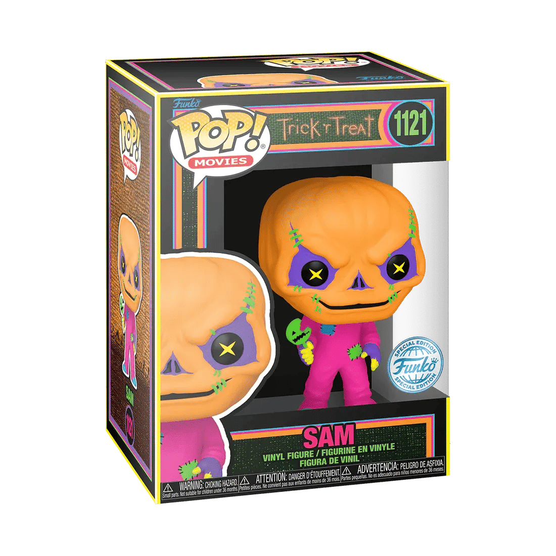 Funko Trick R Treat - Sam US Exclusive Blacklight Pop! Vinyl [RS]