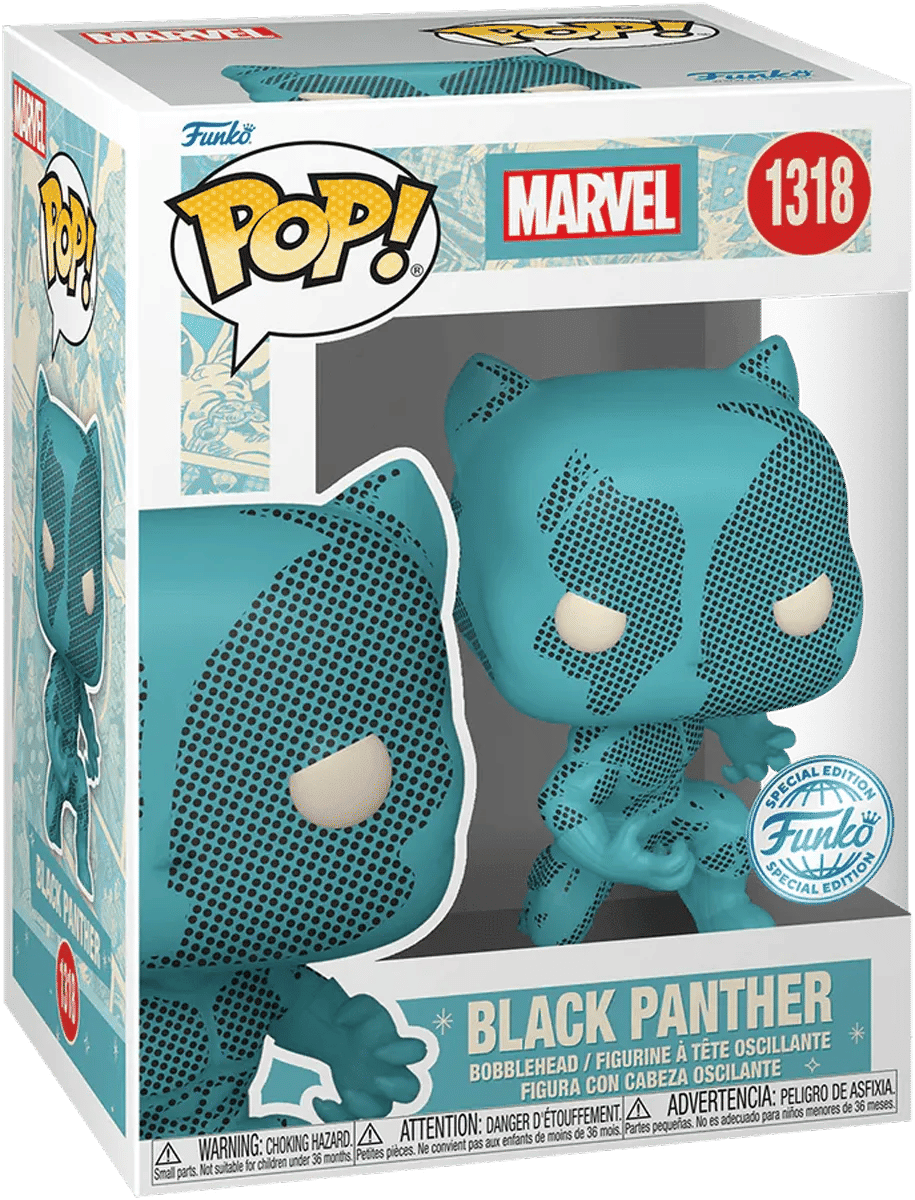 Funko Marvel Comics: D100 - Black Panther Retro Reimagined US Exclusive Pop! Vinyl [RS]