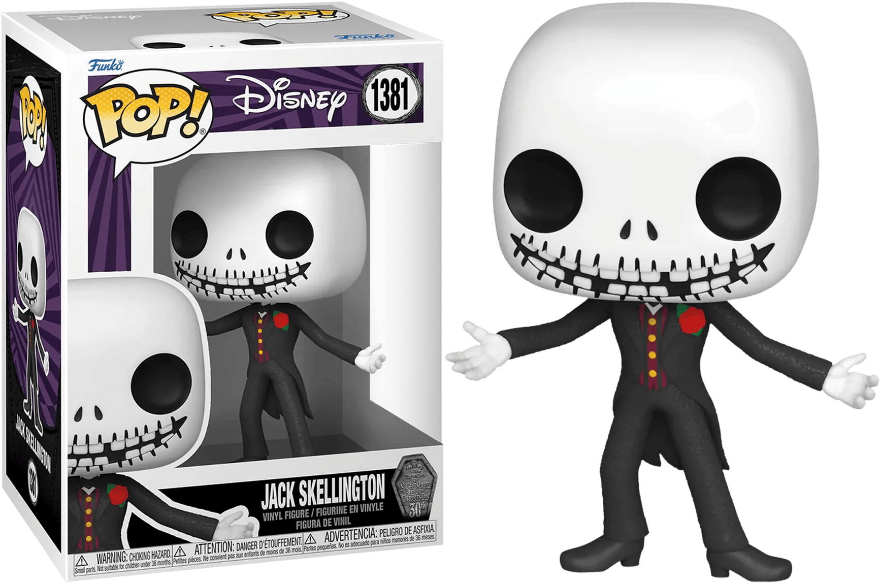 Funko The Nightmare Before Christmas 30th Anniversary - Formal Jack Pop! Vinyl