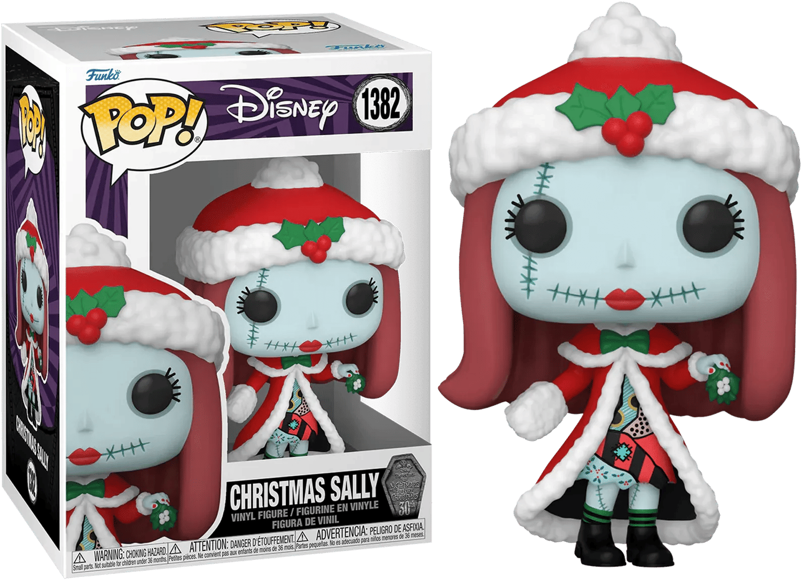 Funko The Nightmare Before Christmas 30th Anniversary - Christmas Sally Pop! Vinyl