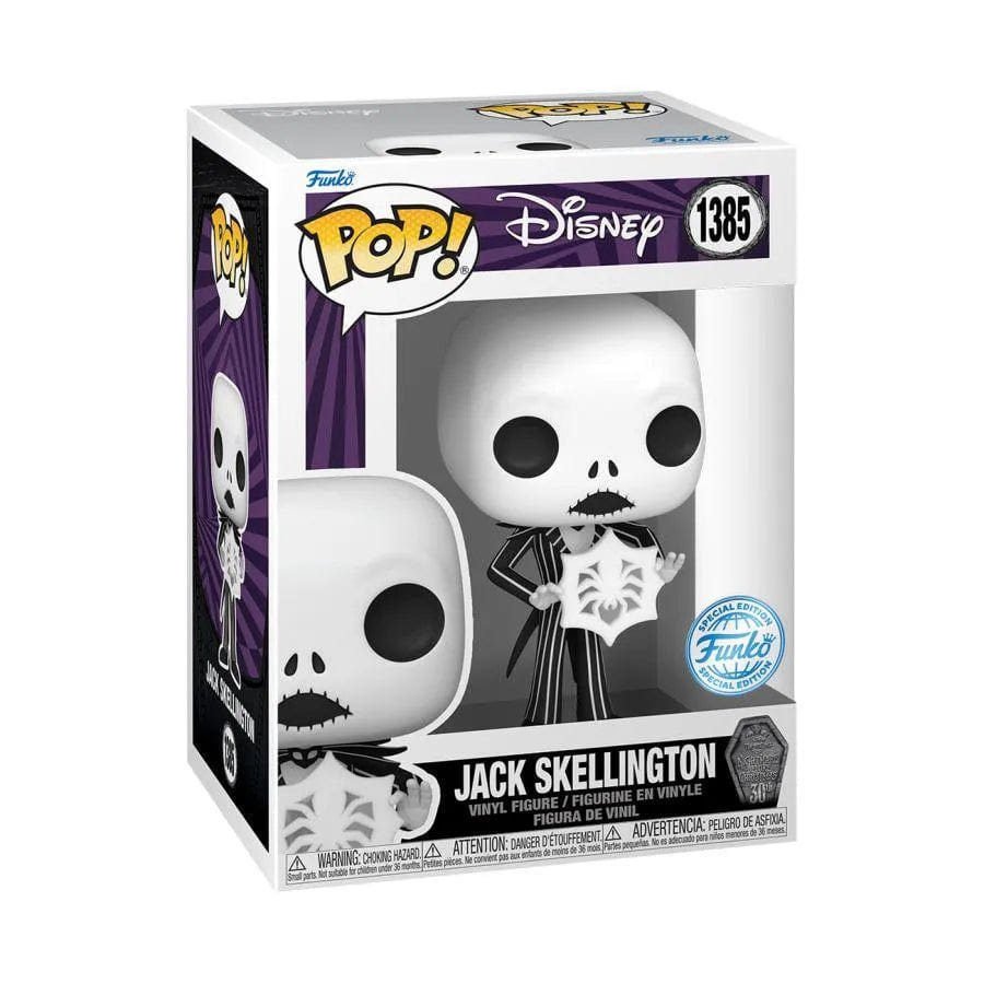 Funko The Nightmare Before Christmas 30th Anniversary - Jack with Snowflake US Exclusive Pop! Vinyl [RS]