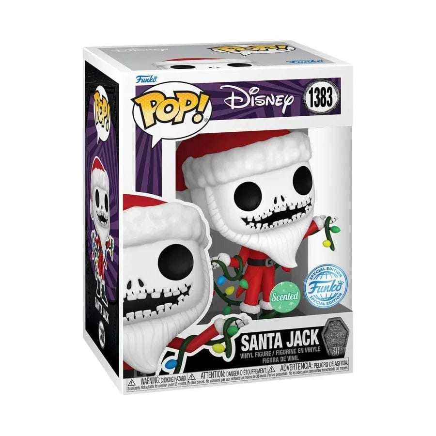 Funko The Nightmare Before Christmas 30th Anniversary - Santa Jack US Exclusive Scented Pop! Vinyl [RS]