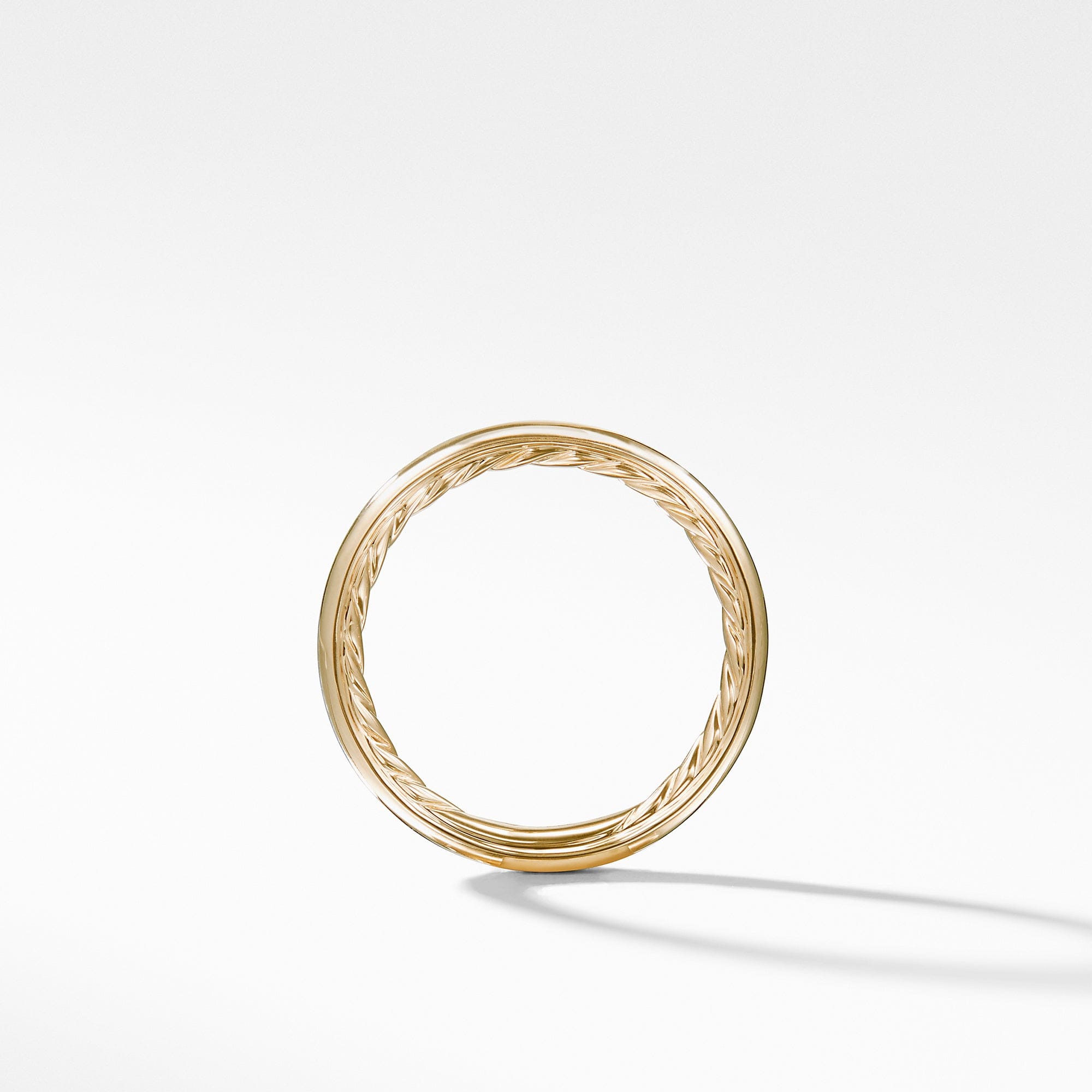 David Yurman Smooth 2.5 mm Ring in 18K Yellow Gold, Size 7