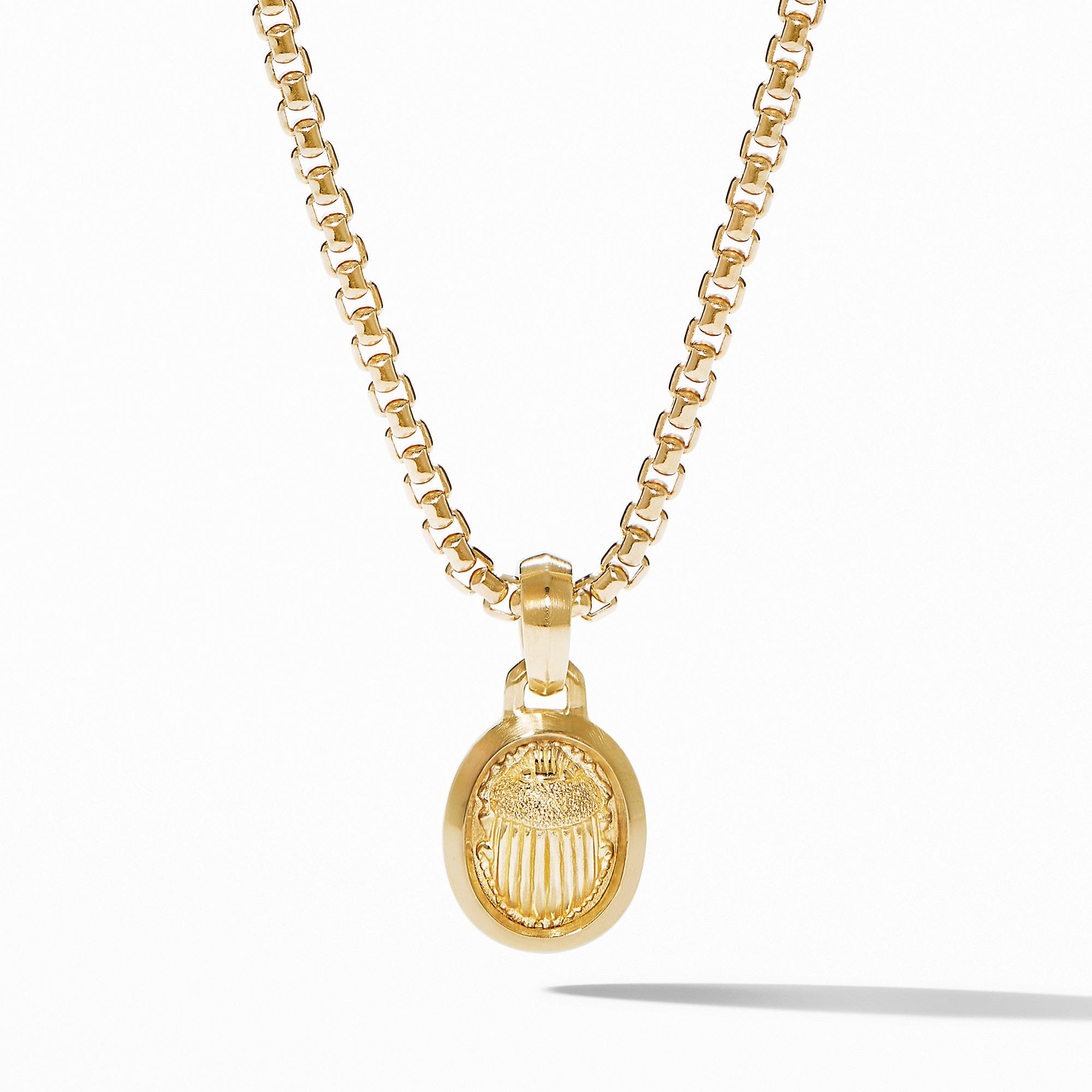 David Yurman Petrvs® Small Scarab Pendant in 18K Yellow Gold