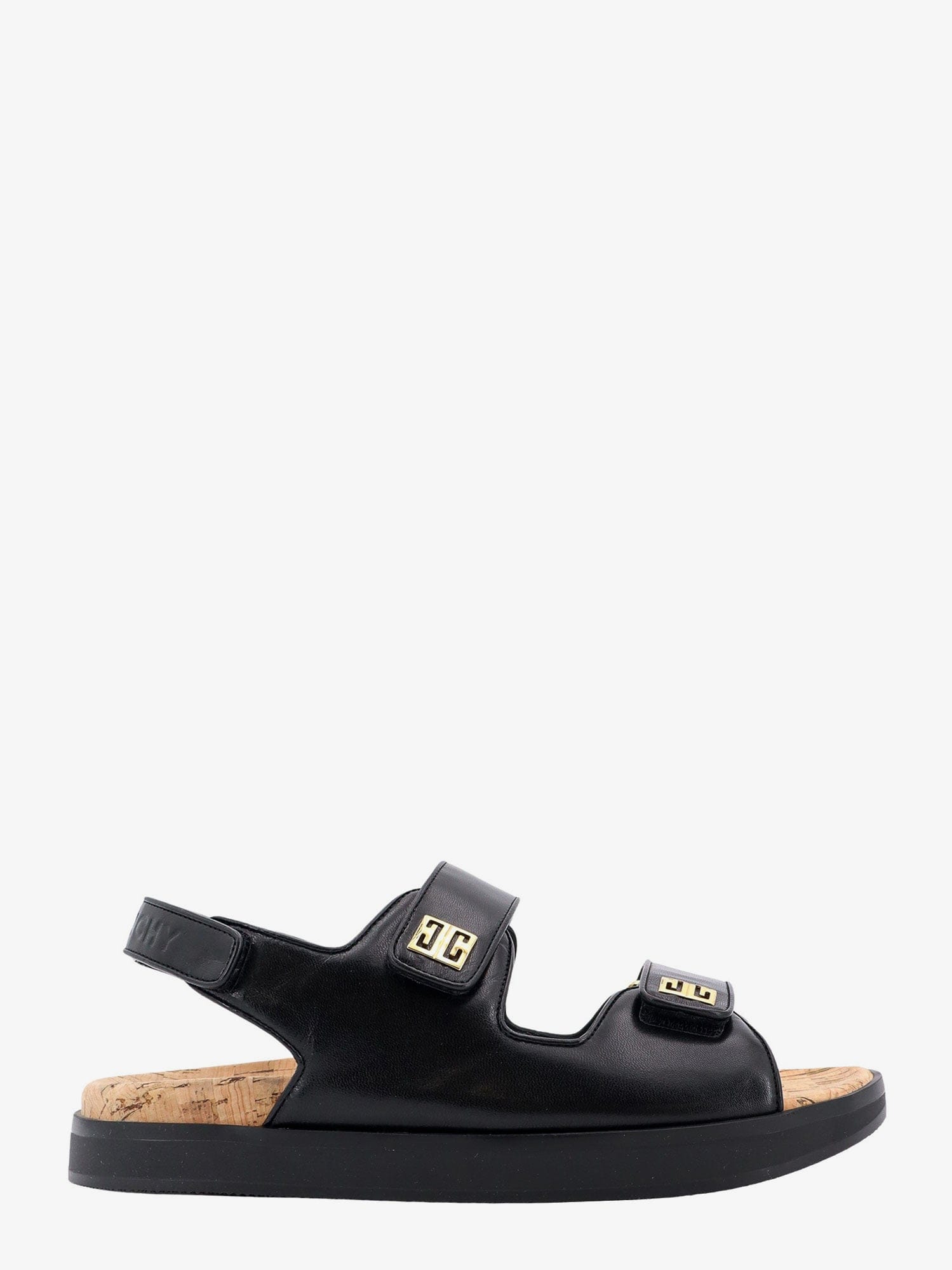 Givenchy Leather sandals with 4 g buckles