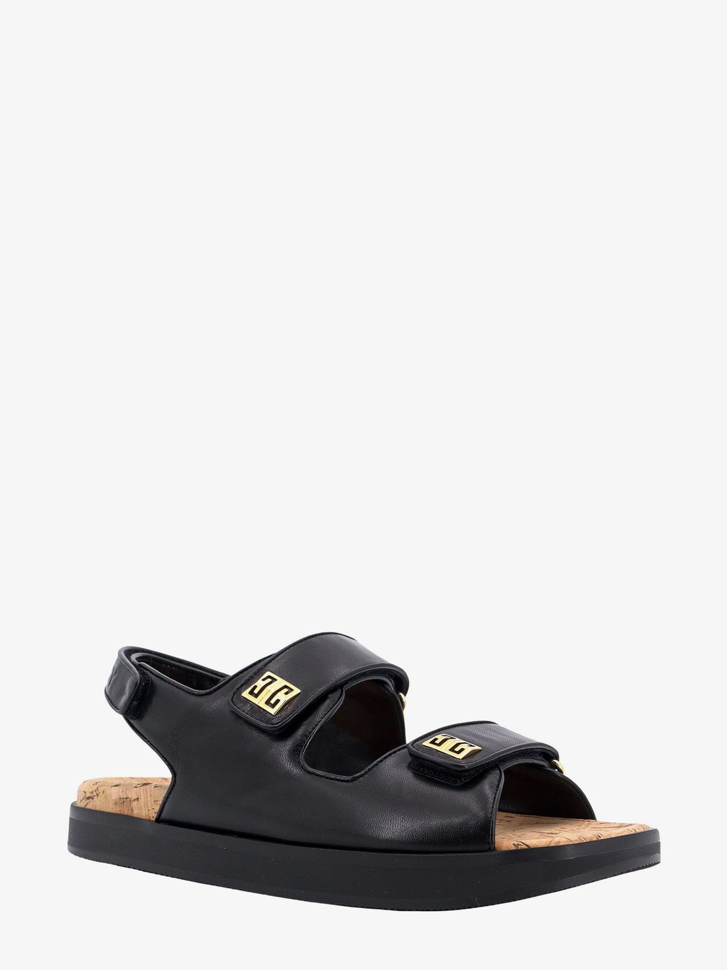 Givenchy Leather sandals with 4 g buckles
