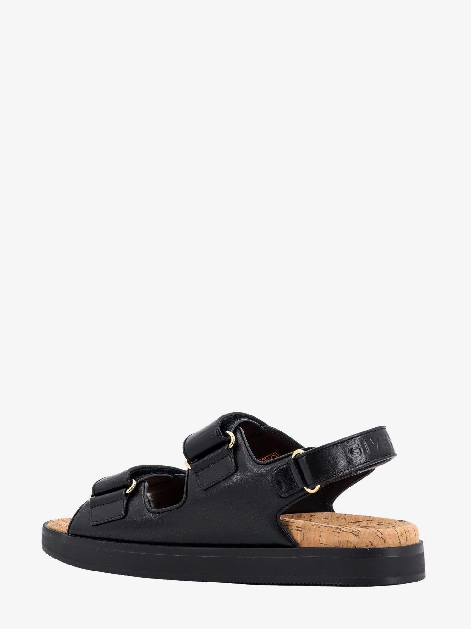Givenchy Leather sandals with 4 g buckles