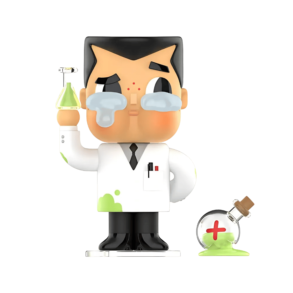 Pop Mart CRYBABY x Powerpuff Girls Series Professor Utonium Figure