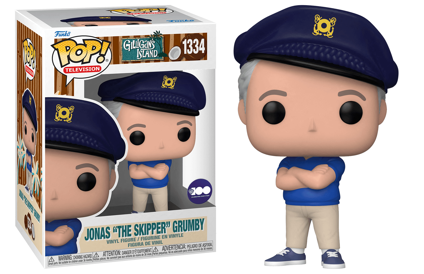 Funko Gilligan's Island - Jonas The Skipper Grumby Pop! Vinyl