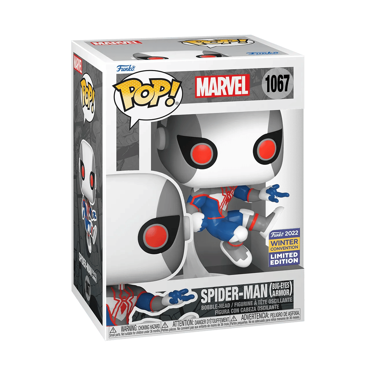 Funko Spider - Man - Spider - Man in Bug - Eyes Armor Pop! Vinyl (2022 Winter Convention Exclusive) [RS]