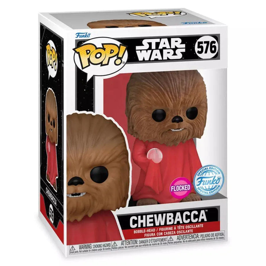 Funko Star Wars - Chewbacca with Robe Flocked US Exclusive Pop! Vinyl [RS]