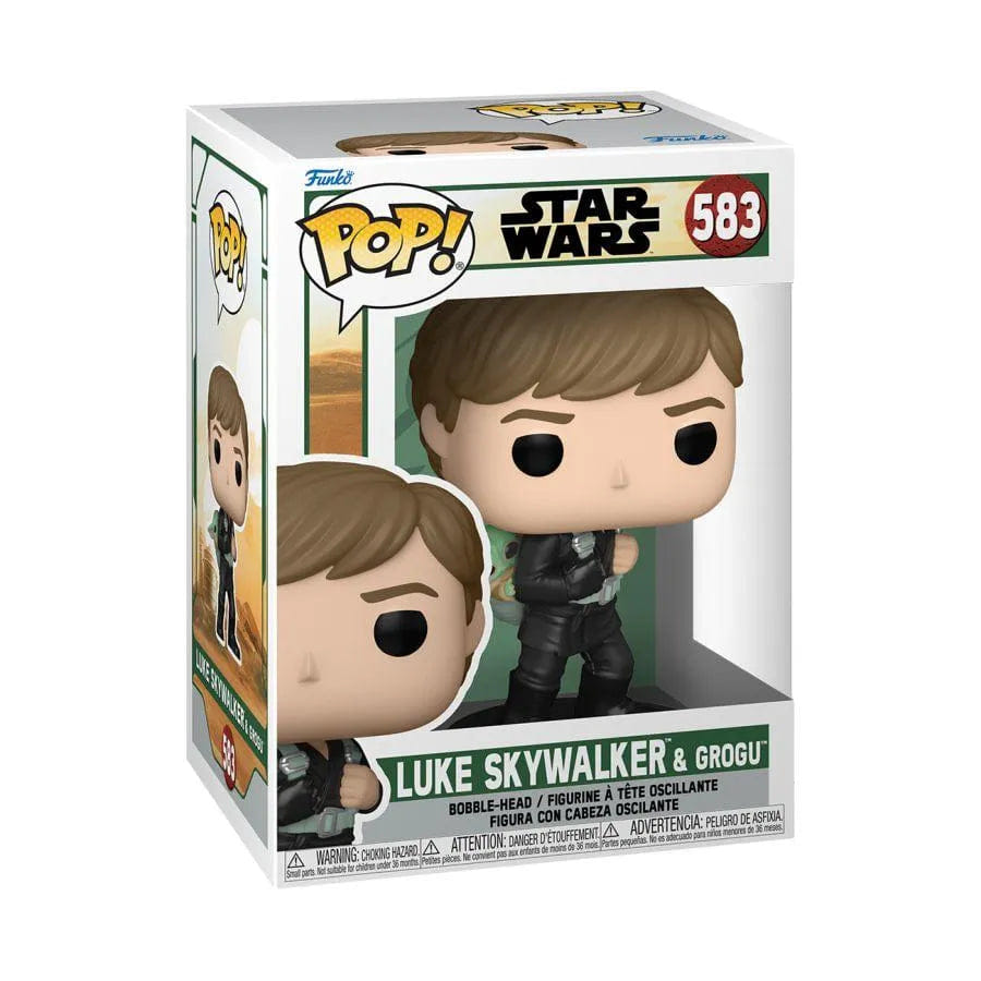 Funko Star Wars: Book of Boba Fett - Luke Skywalker with Grogu Pop! Vinyl