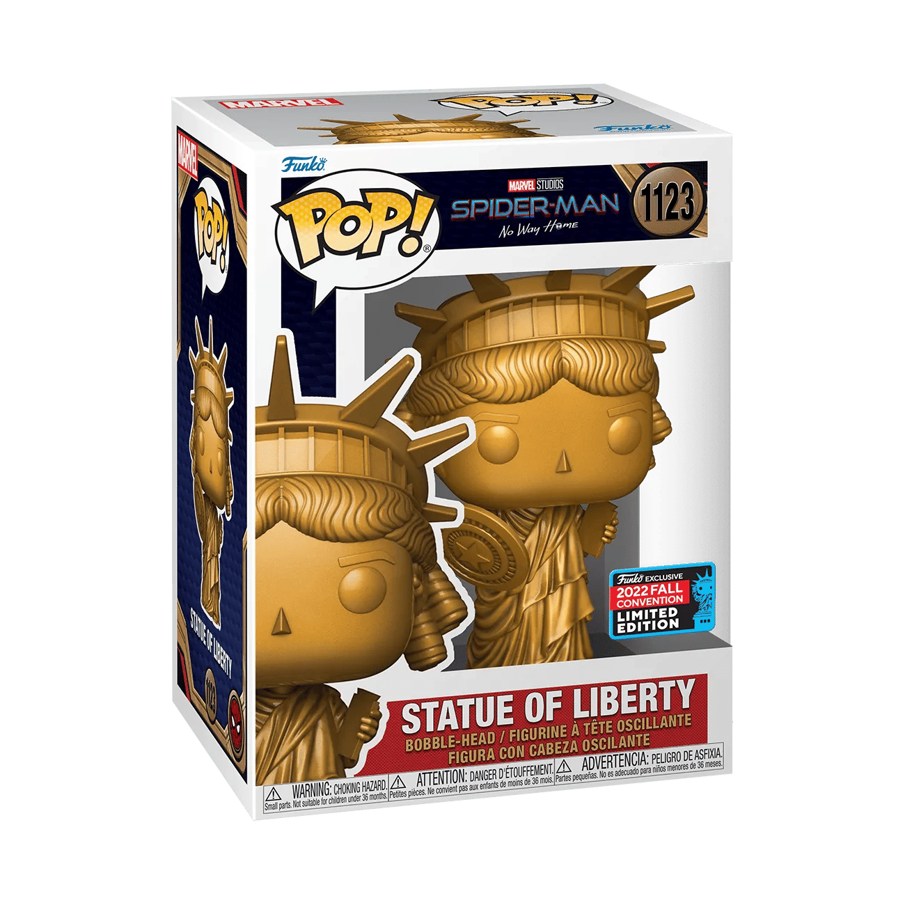 Funko Spiderman: NWH - Lady Liberty wShield Pop! New York Comic Con 2022 [RS]