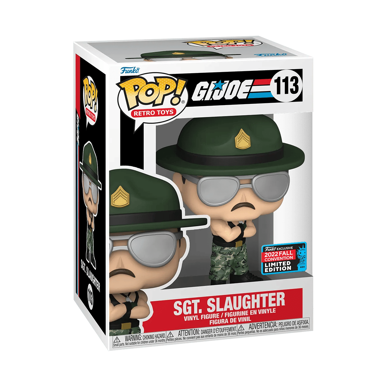 Funko G.I. Joe - Sergeant Slaughter NYCC 2022 US Exclusive Pop! Vinyl [RS]