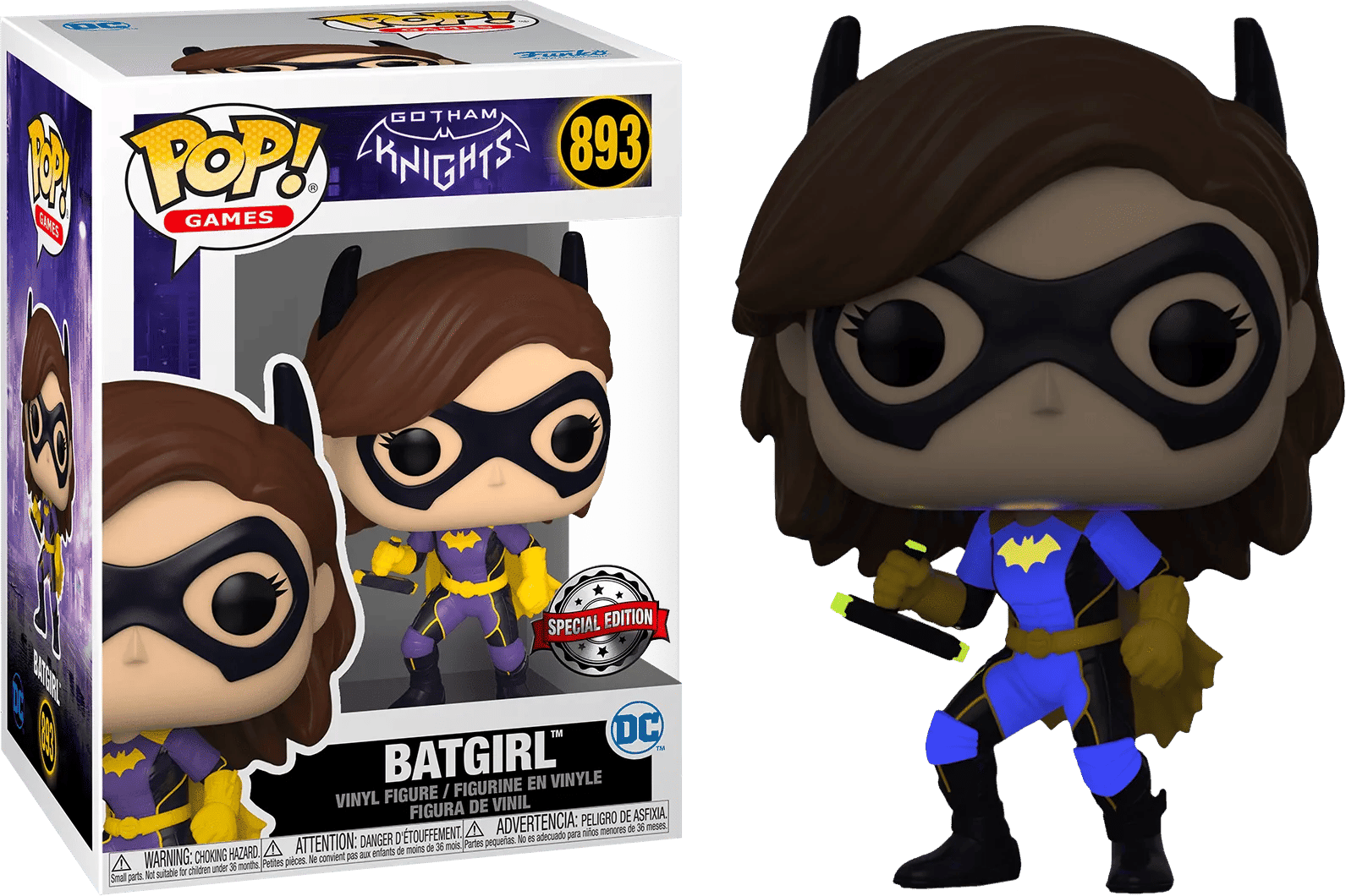 Funko Gotham Knights - Batgirl Purple Glow US Exclusive Pop! Vinyl [RS]