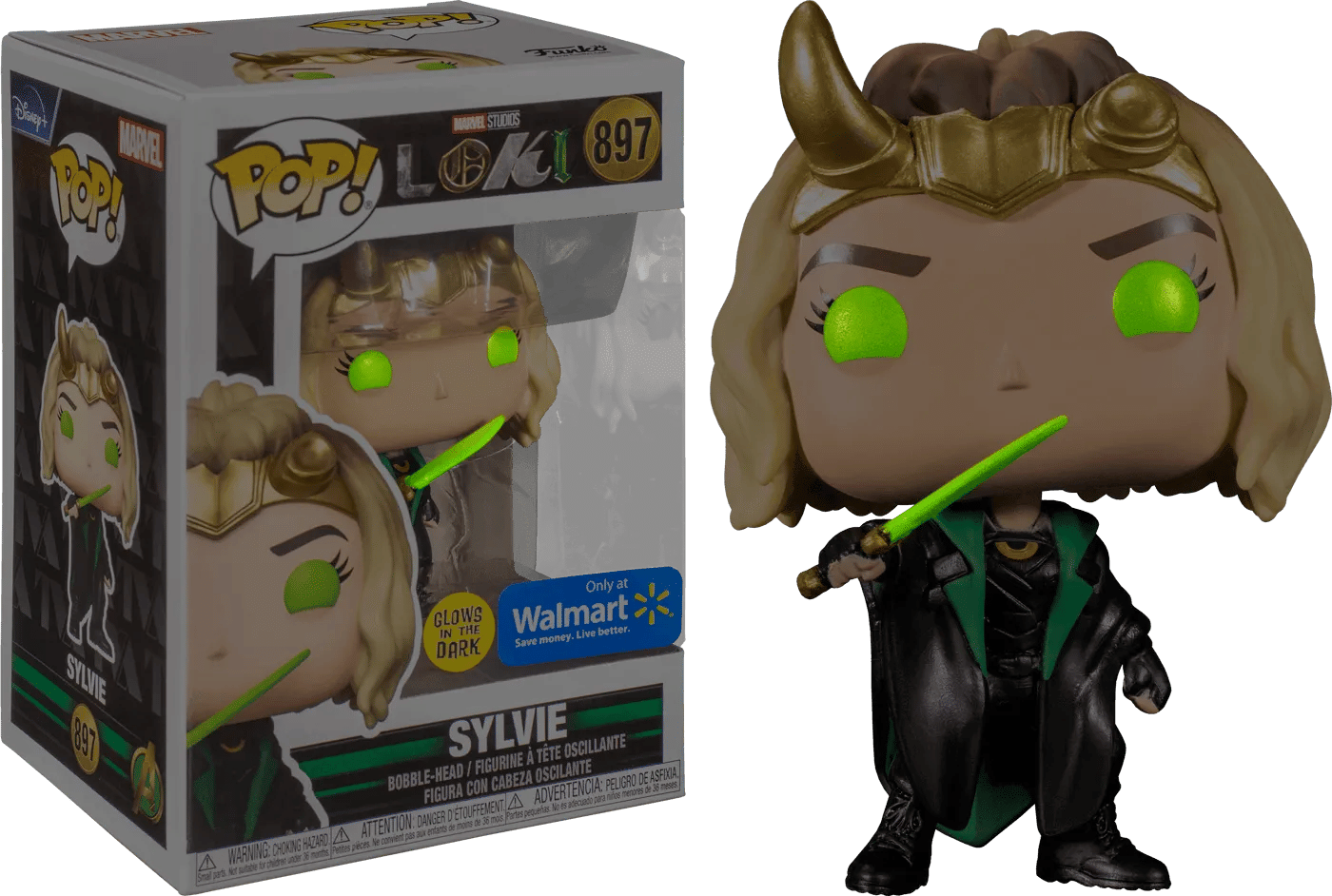 Funko Loki (TV) - Sylvie Glow US Exclusive Pop! Vinyl [RS]