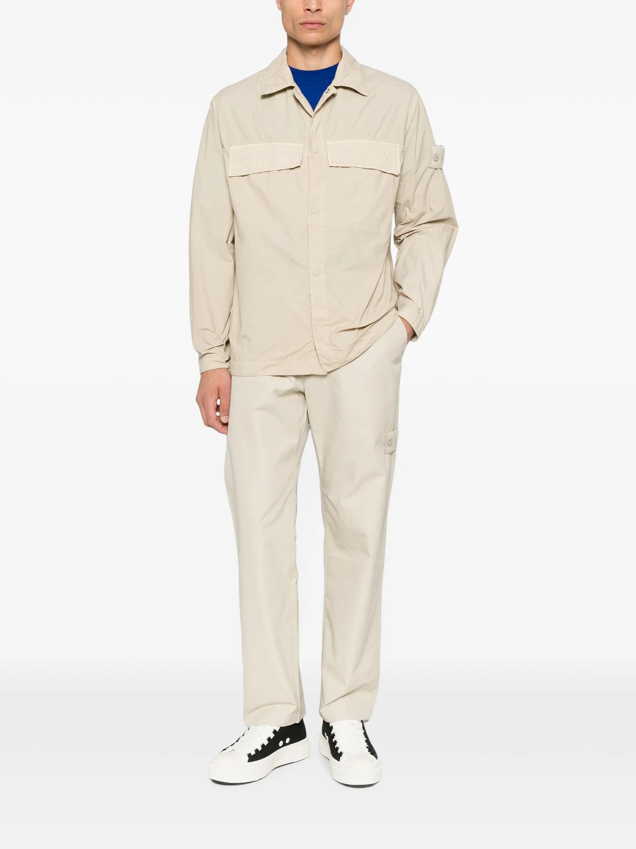 Stone Island logo - patch trousers
