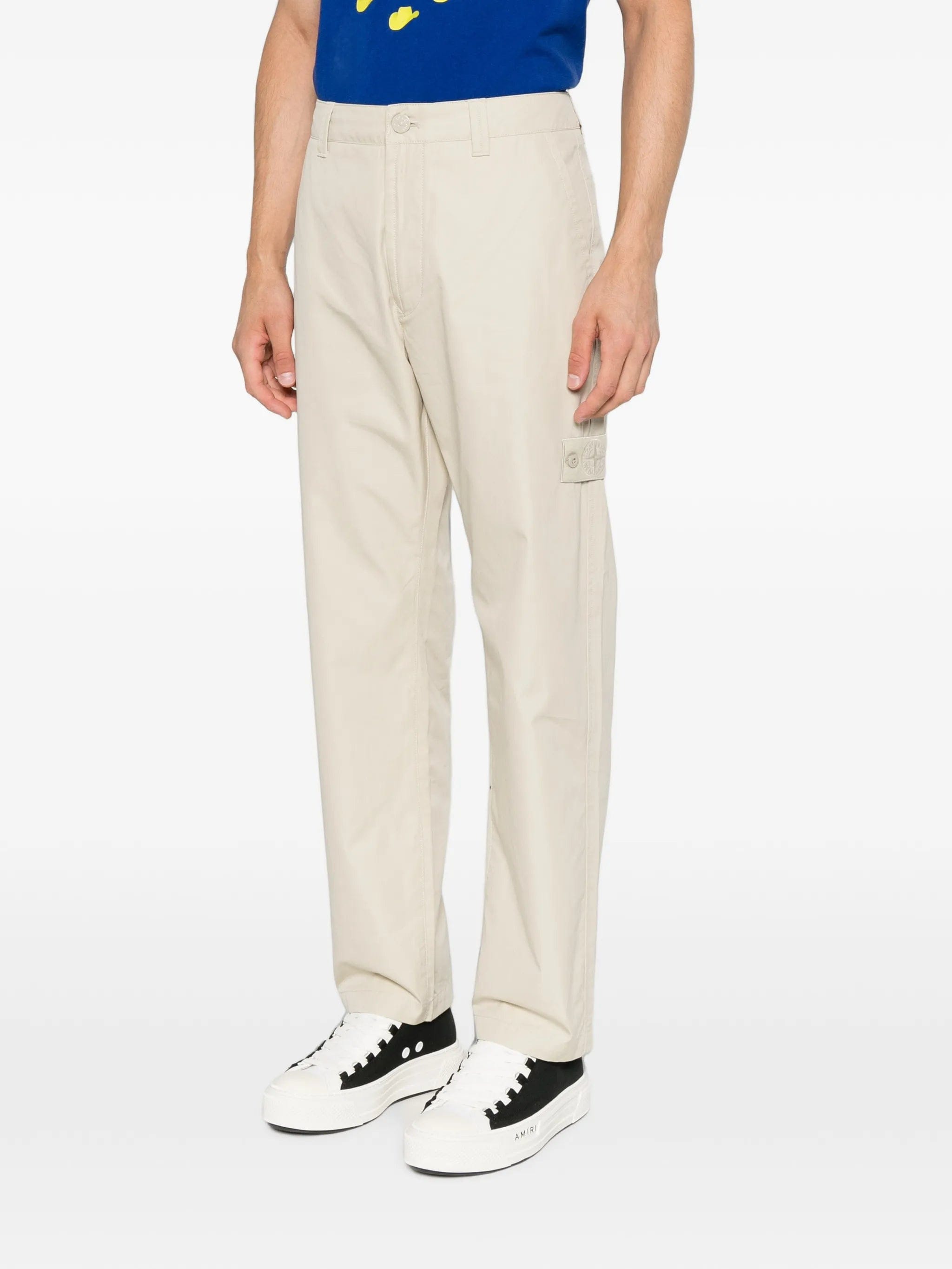 Stone Island logo - patch trousers