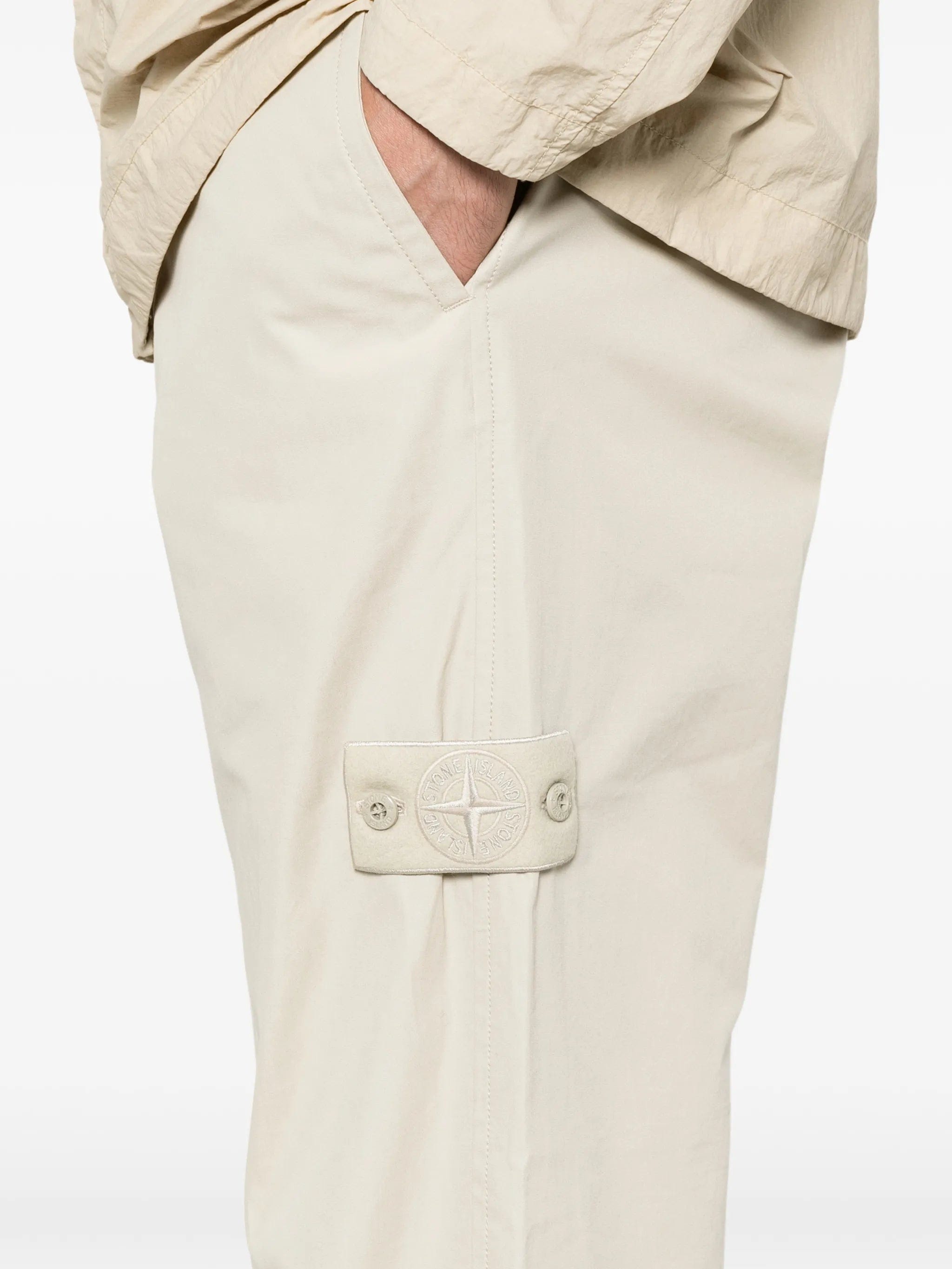 Stone Island logo - patch trousers